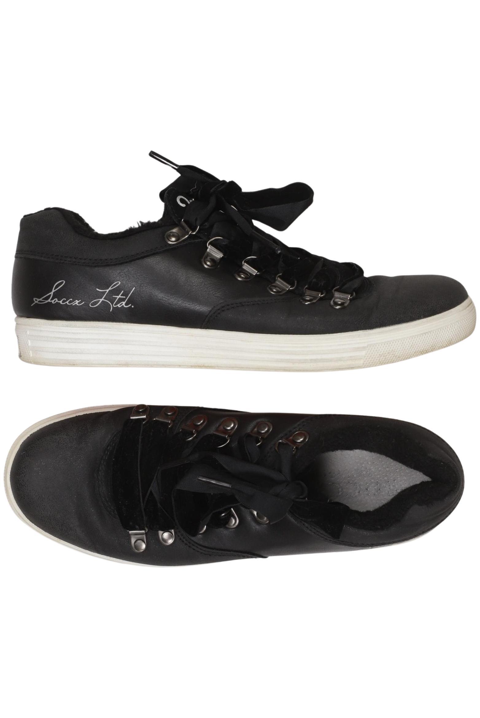 

Soccx Damen Sneakers, schwarz, Gr. 38