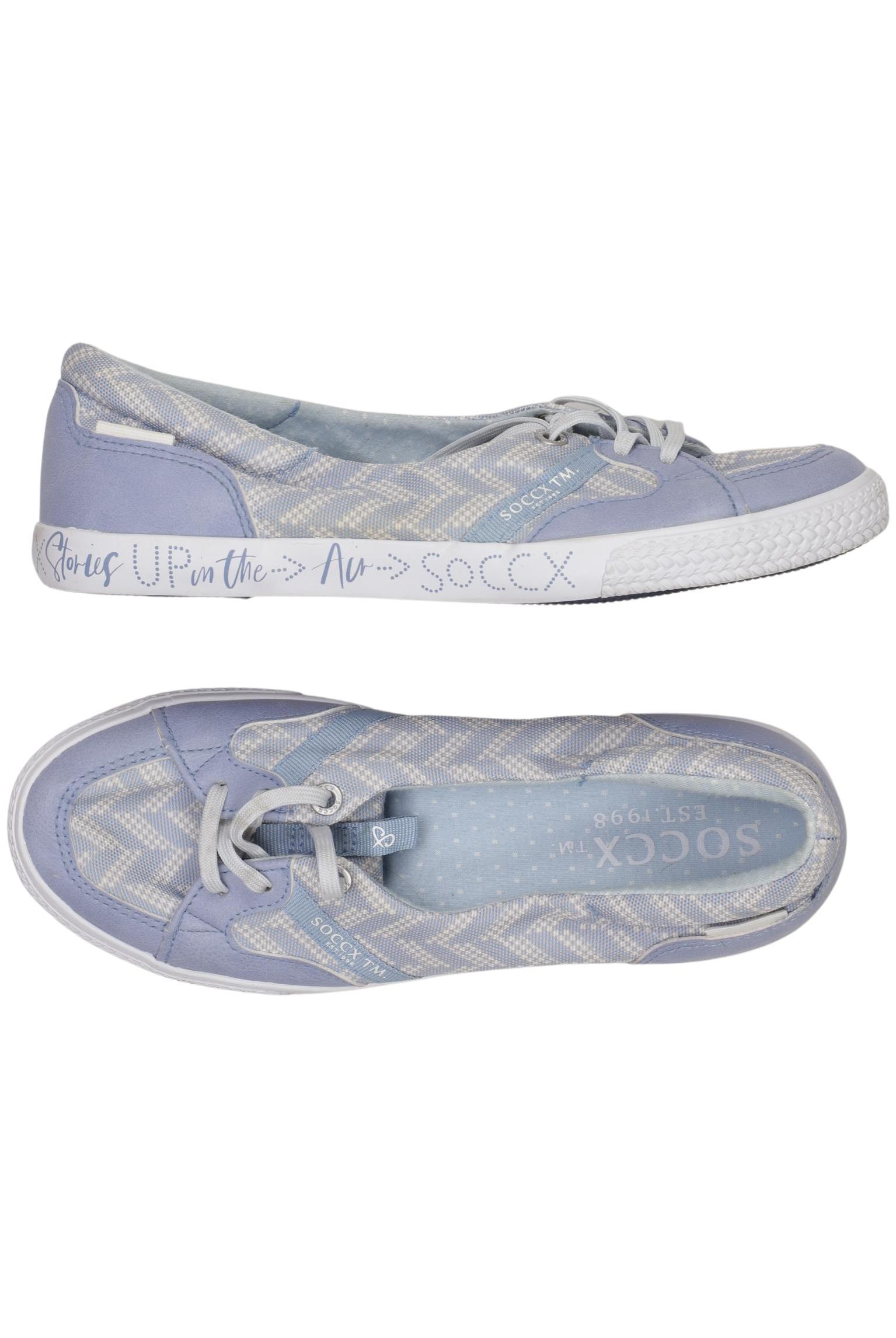 

Soccx Damen Sneakers, hellblau, Gr. 38