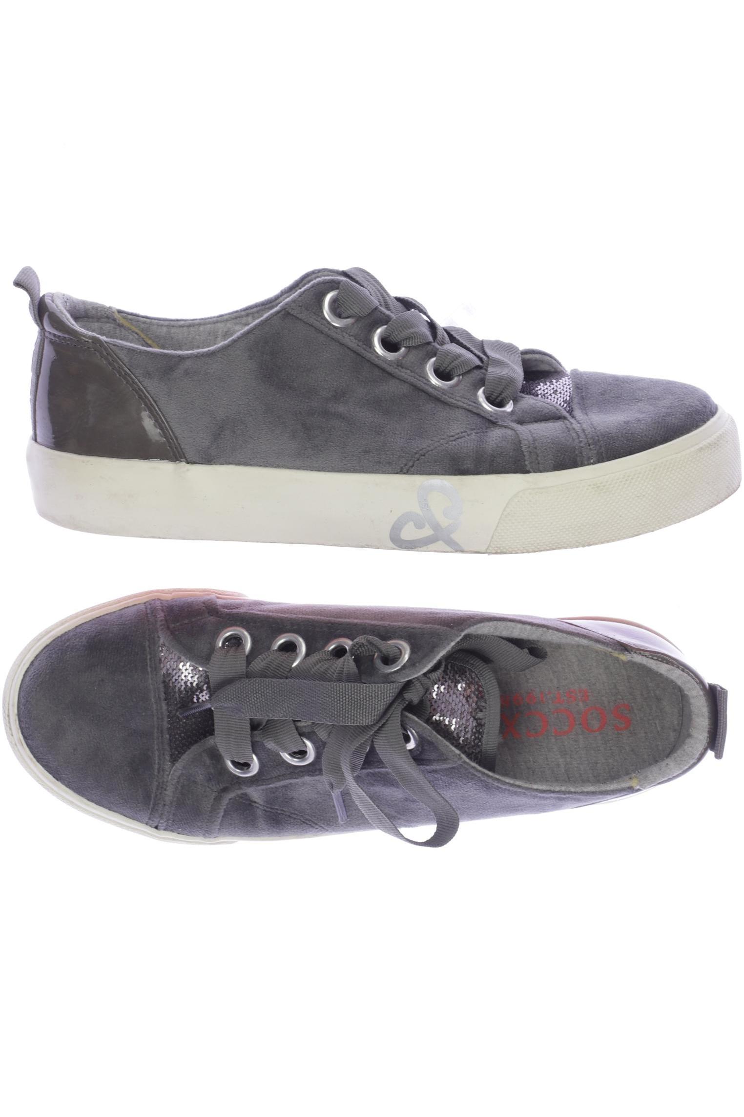 

SOCCX Damen Sneakers, grau