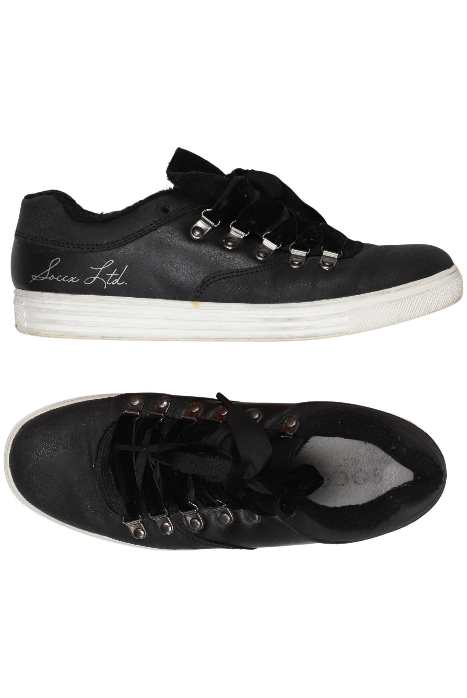 

Soccx Damen Sneakers, schwarz, Gr. 39