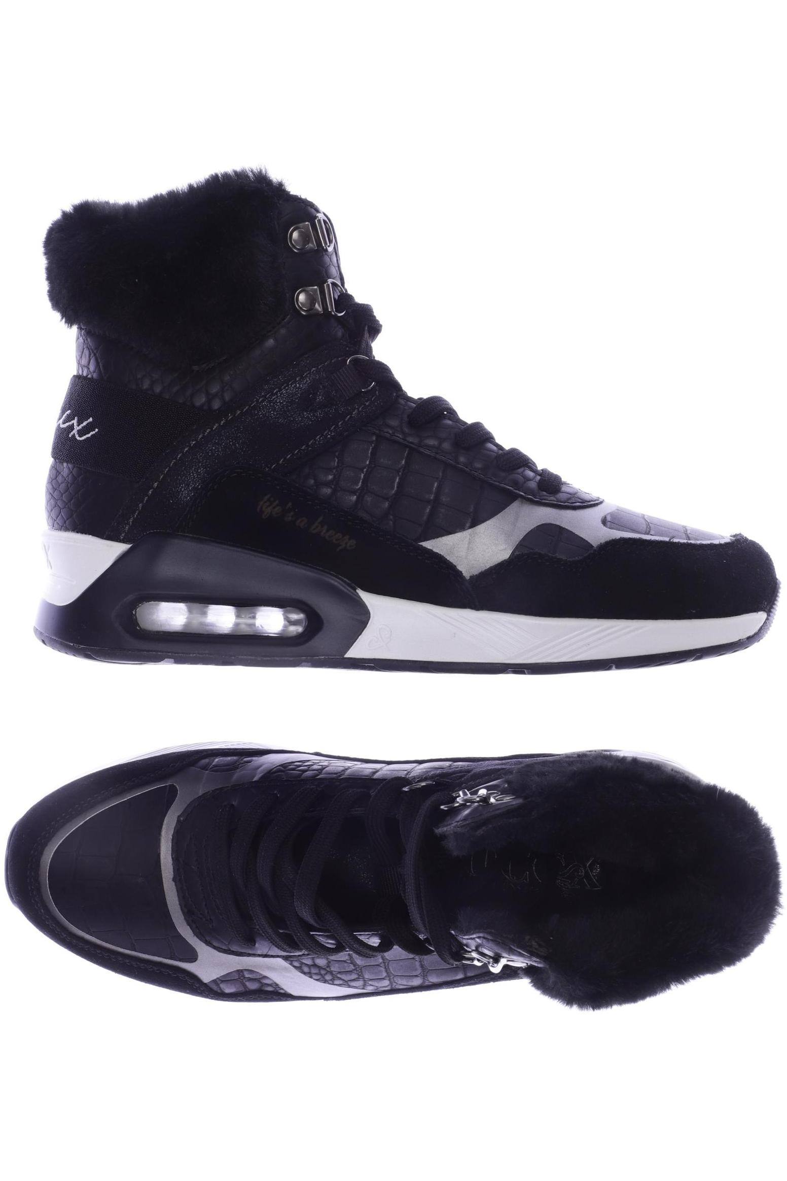 

Soccx Damen Sneakers, schwarz, Gr. 38