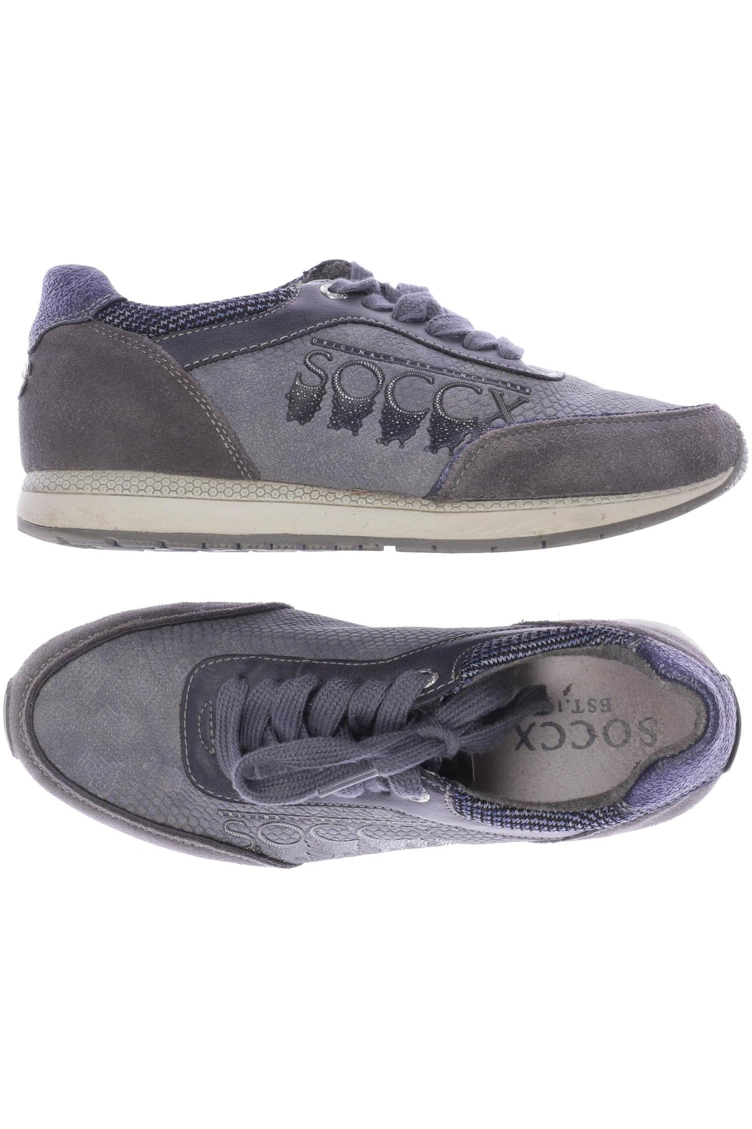 

SOCCX Damen Sneakers, grau