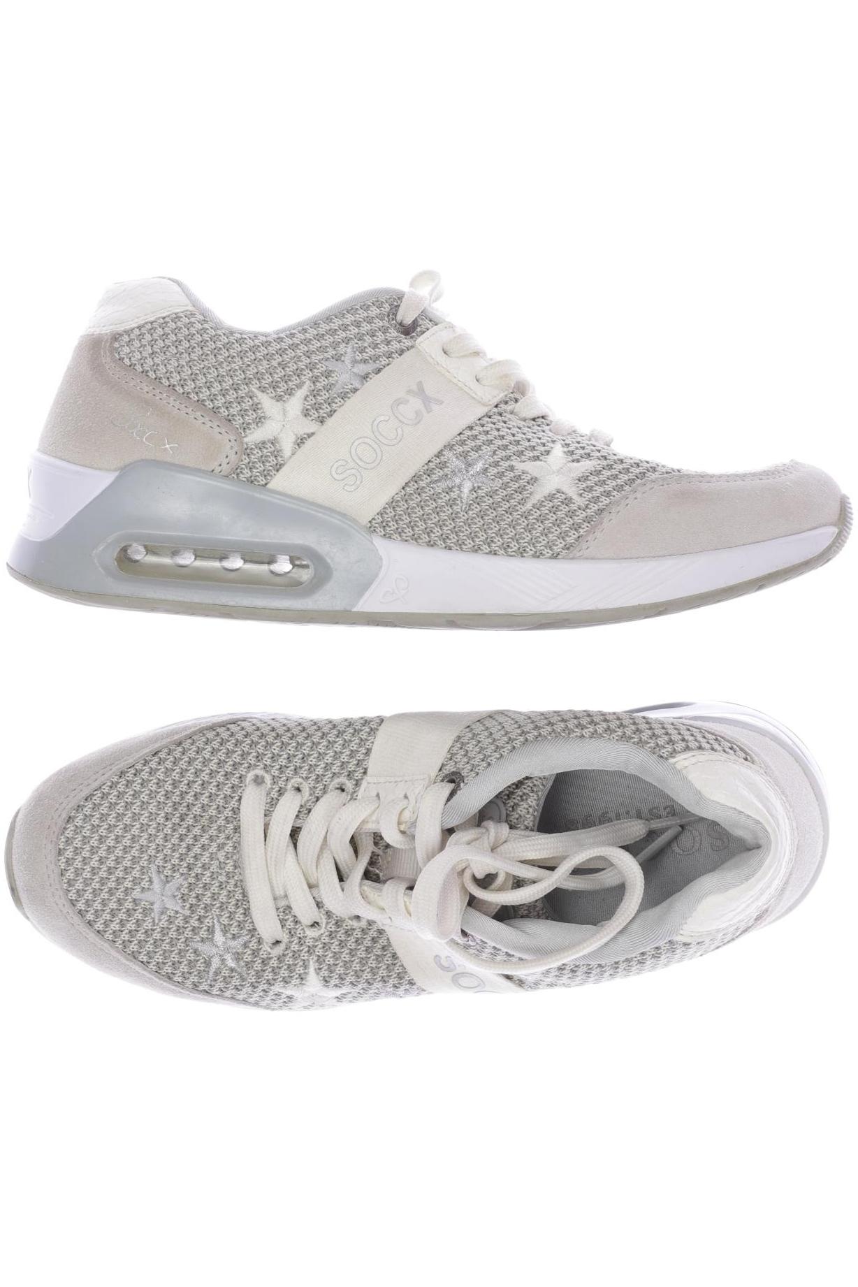 

SOCCX Damen Sneakers, beige