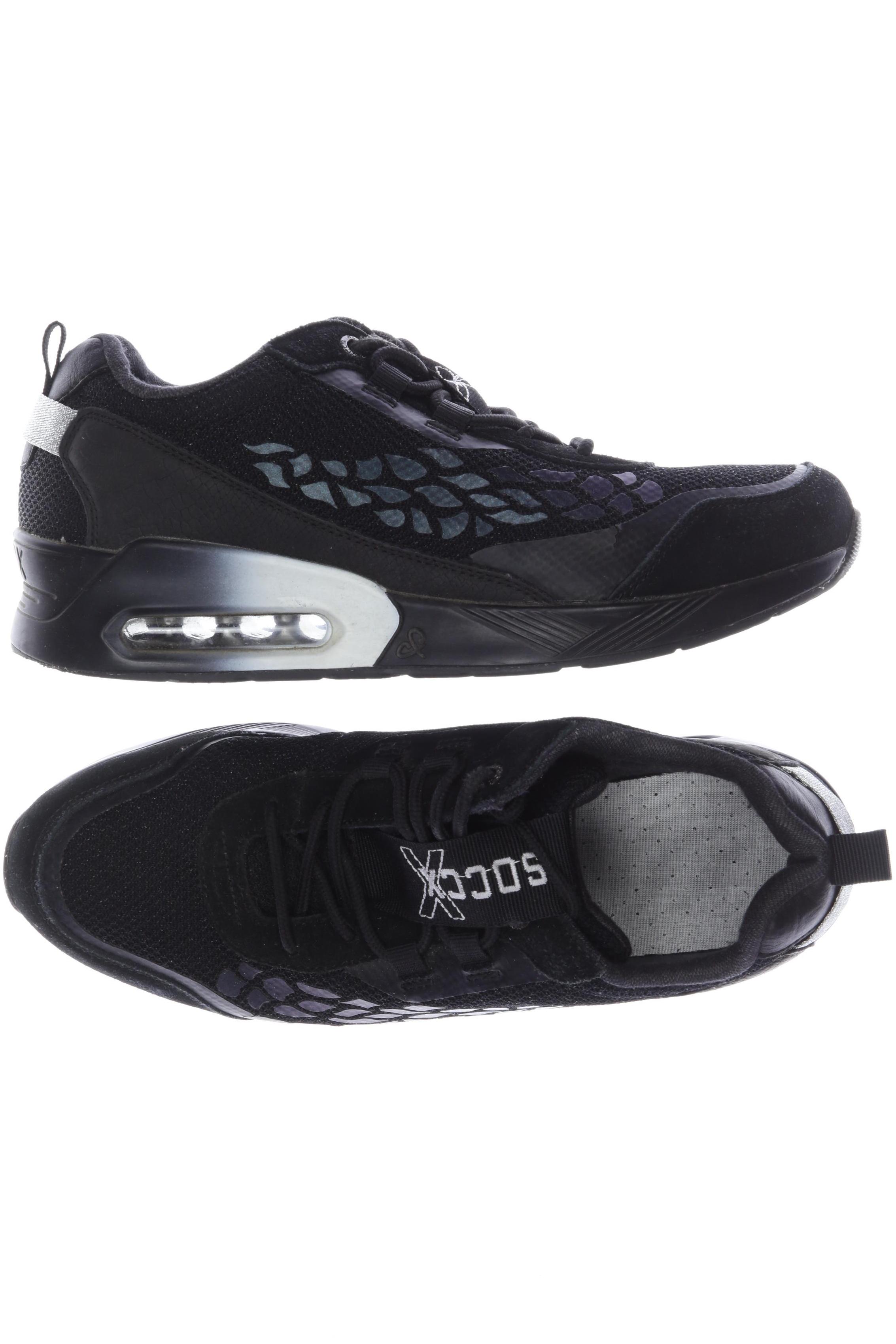 

Soccx Damen Sneakers, schwarz, Gr. 39