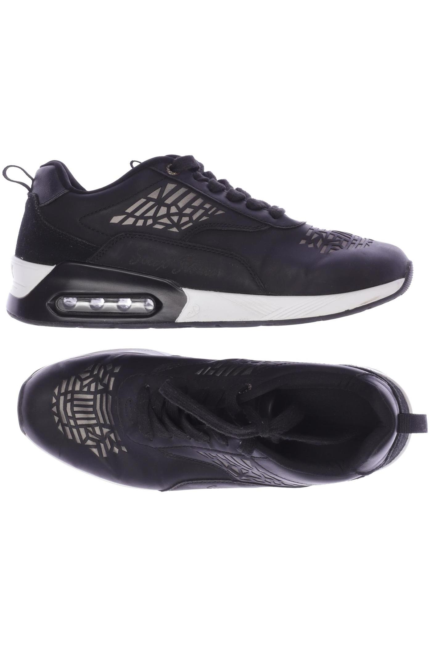 

SOCCX Damen Sneakers, schwarz