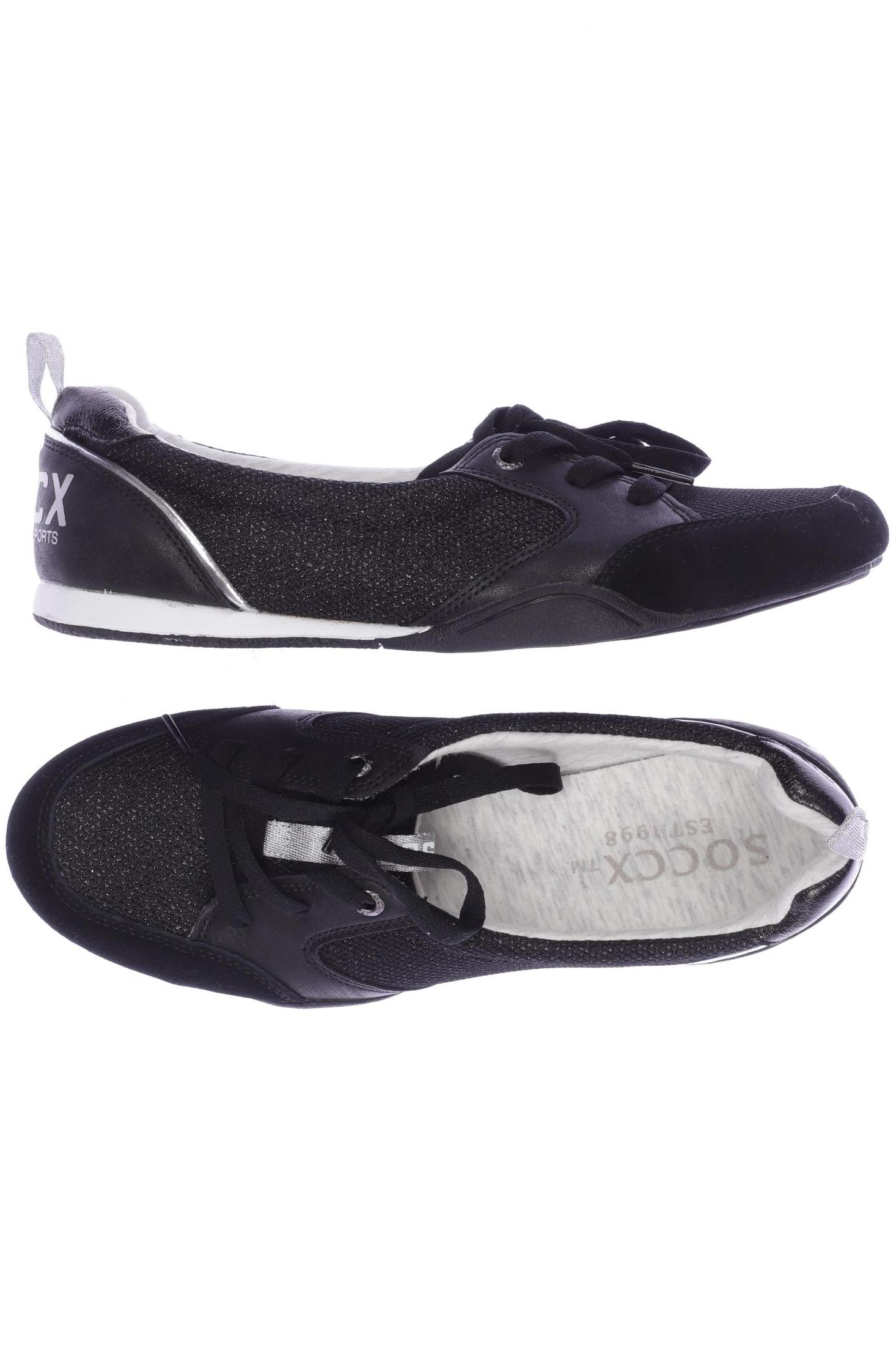 

Soccx Damen Sneakers, schwarz, Gr. 40