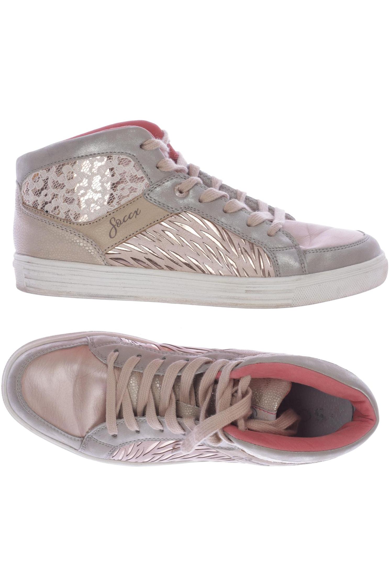 

SOCCX Damen Sneakers, beige