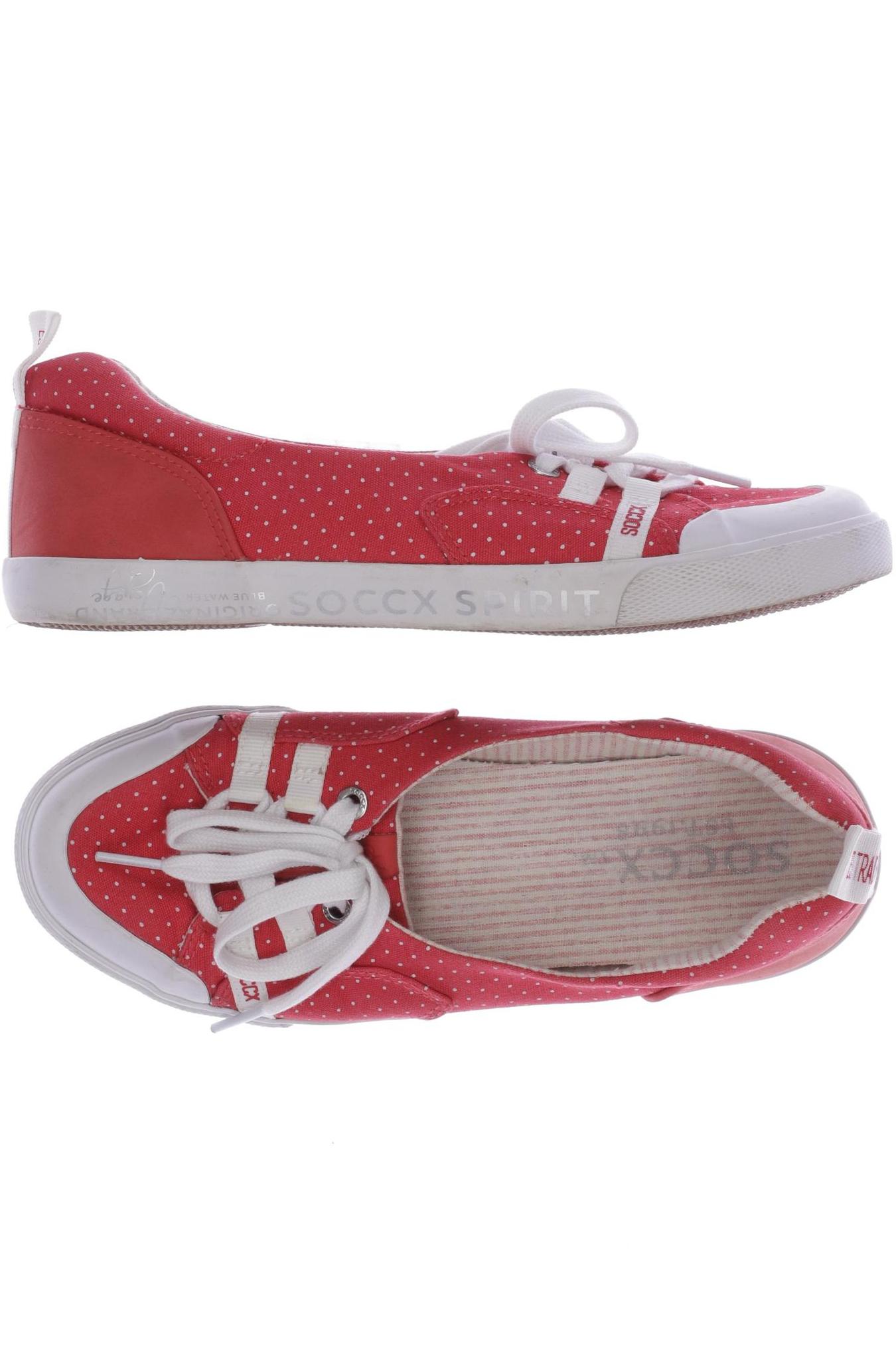 

SOCCX Damen Sneakers, rot