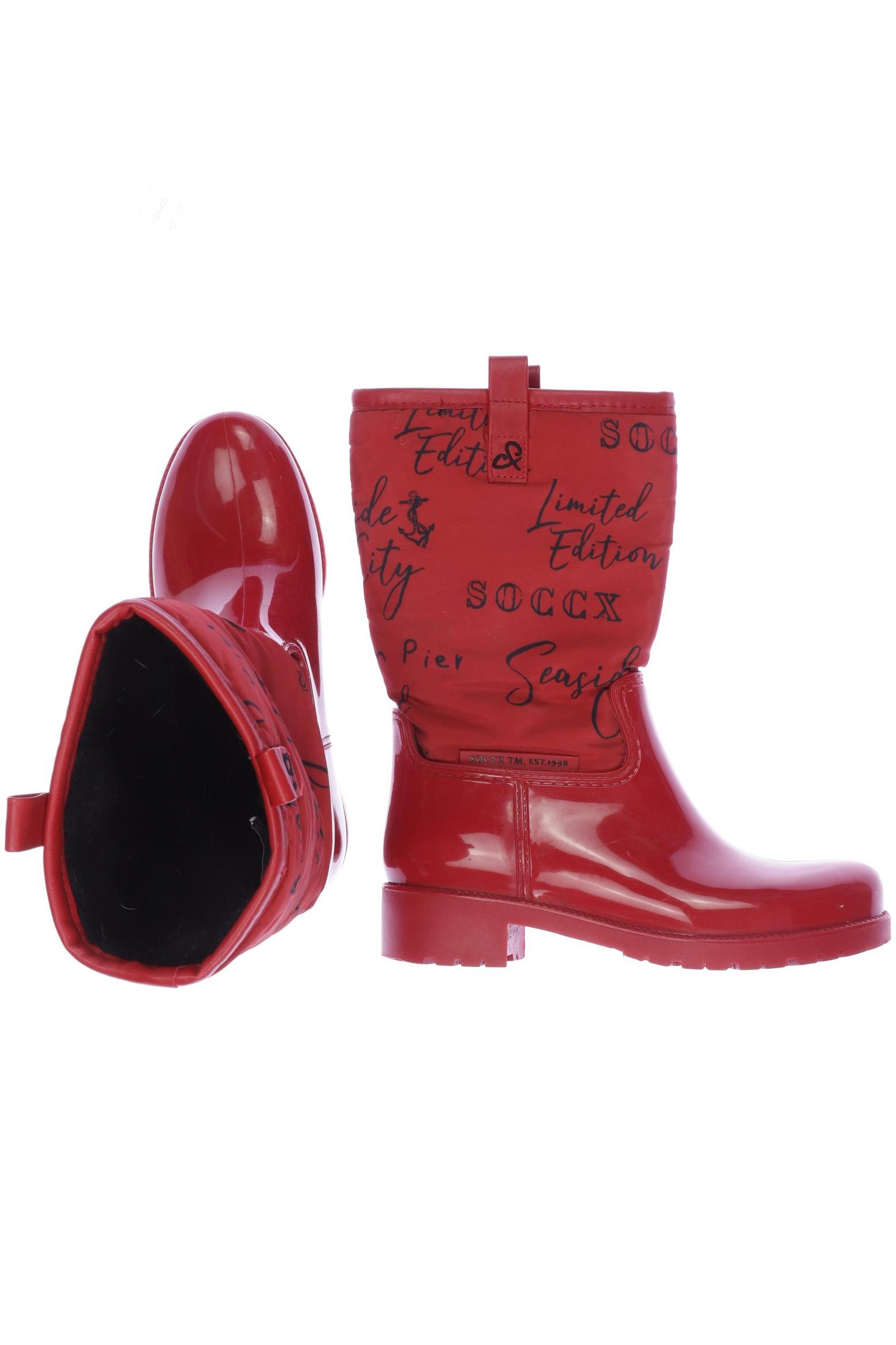 

Soccx Damen Stiefel, rot, Gr. 38