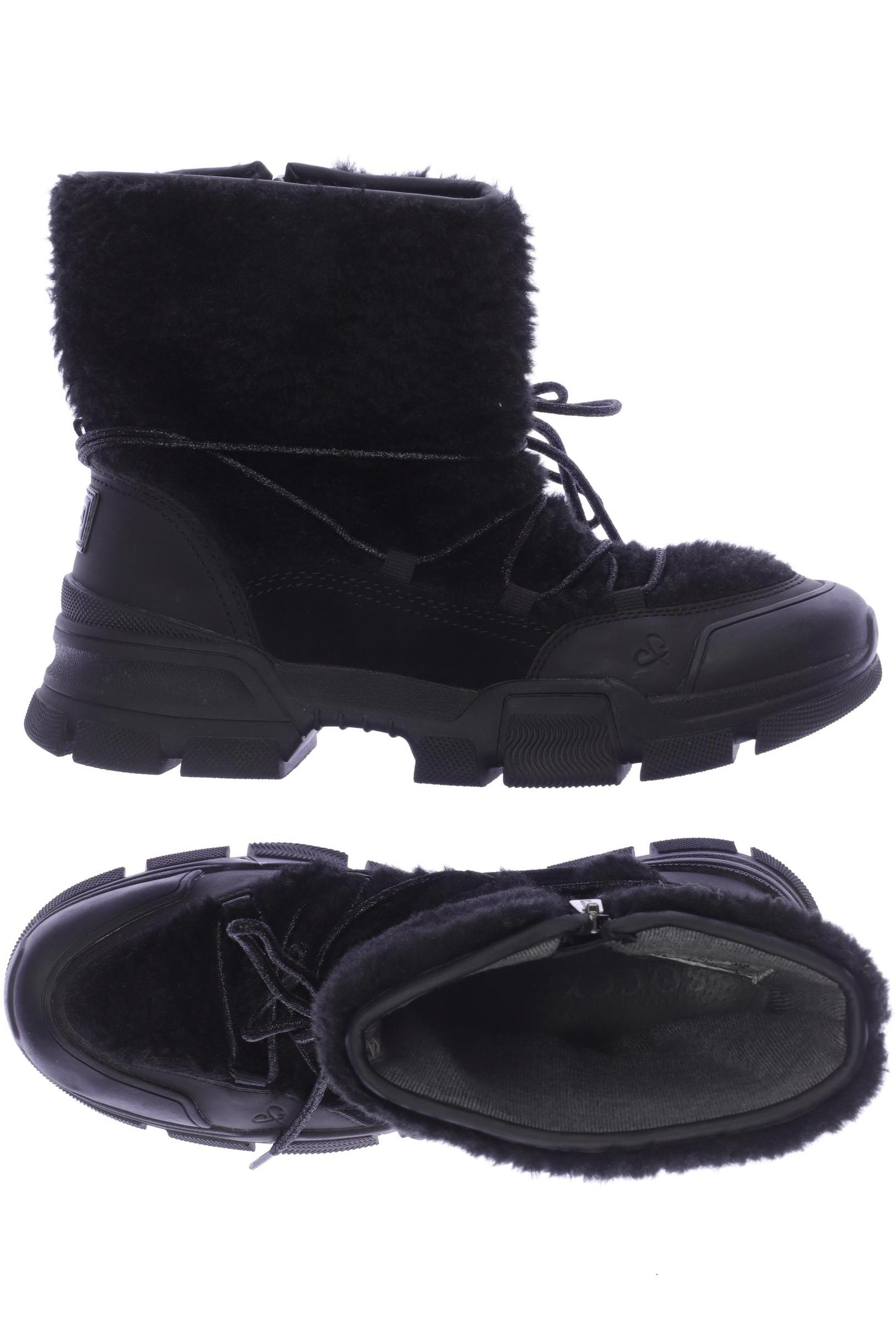 

SOCCX Damen Stiefelette, schwarz