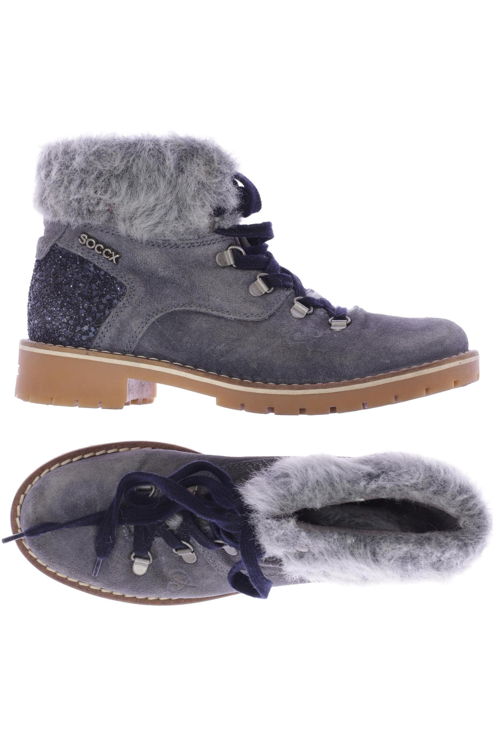 

Soccx Damen Stiefelette, blau, Gr. 37