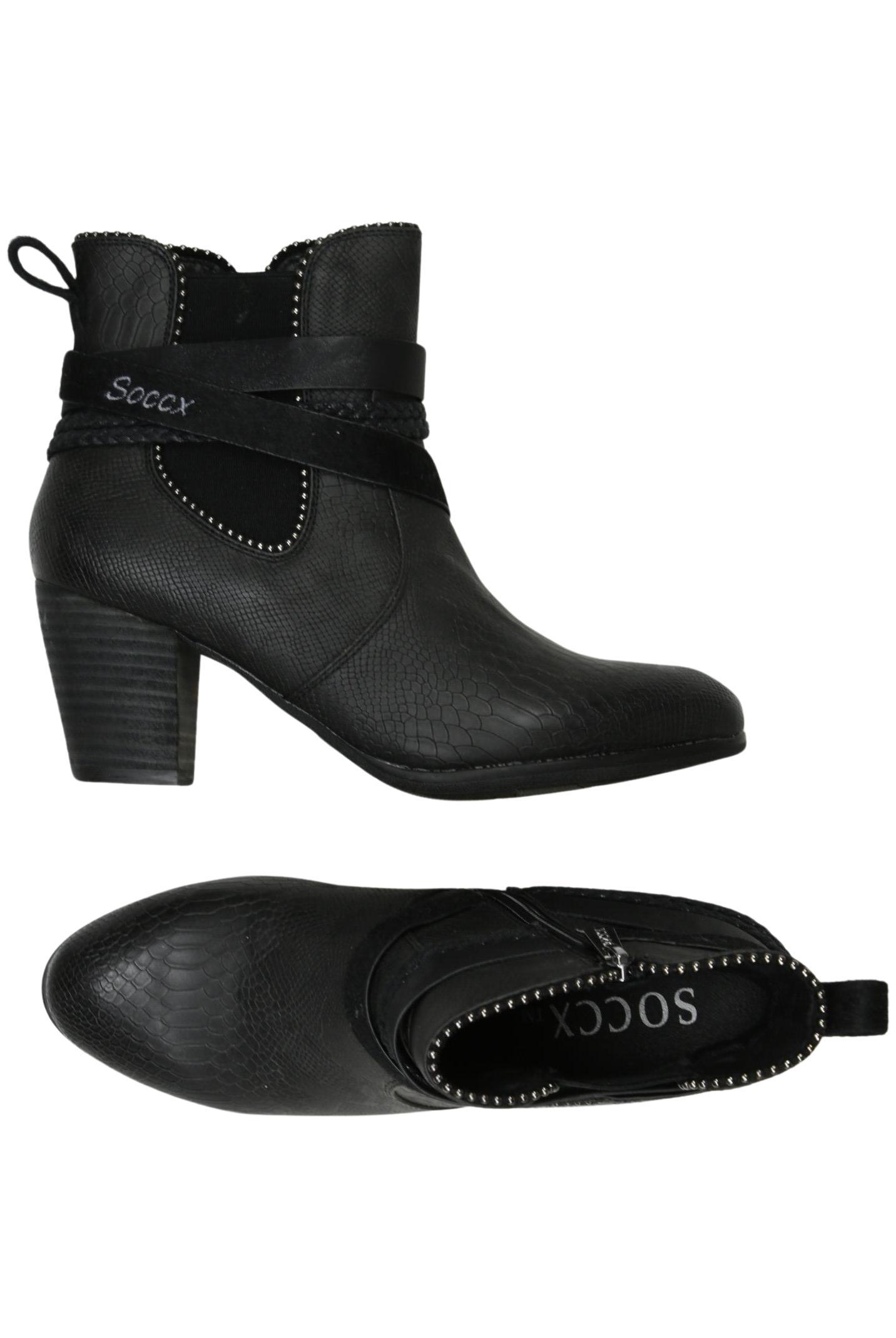 

Soccx Damen Stiefelette, schwarz, Gr. 41