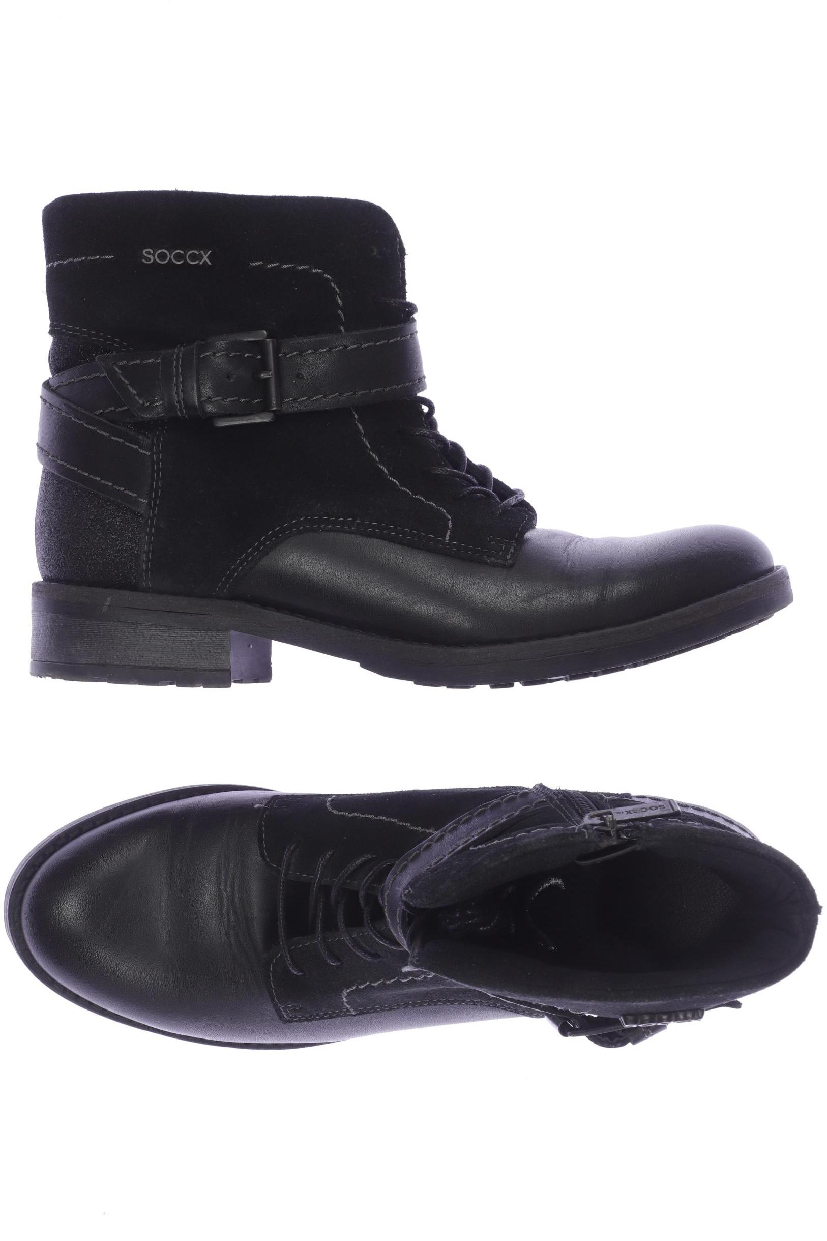 

Soccx Damen Stiefelette, schwarz, Gr. 40