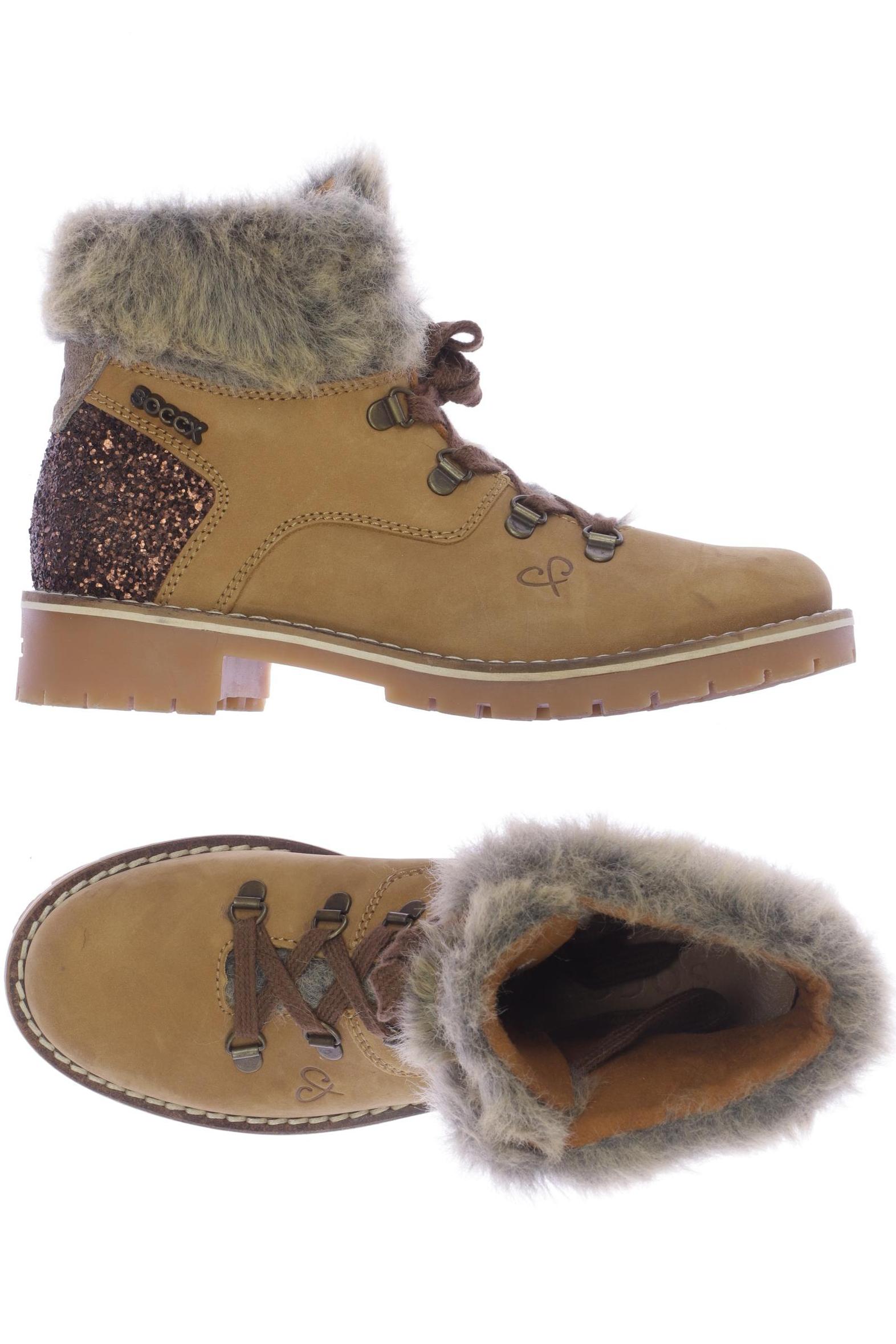 

Soccx Damen Stiefelette, beige, Gr. 37