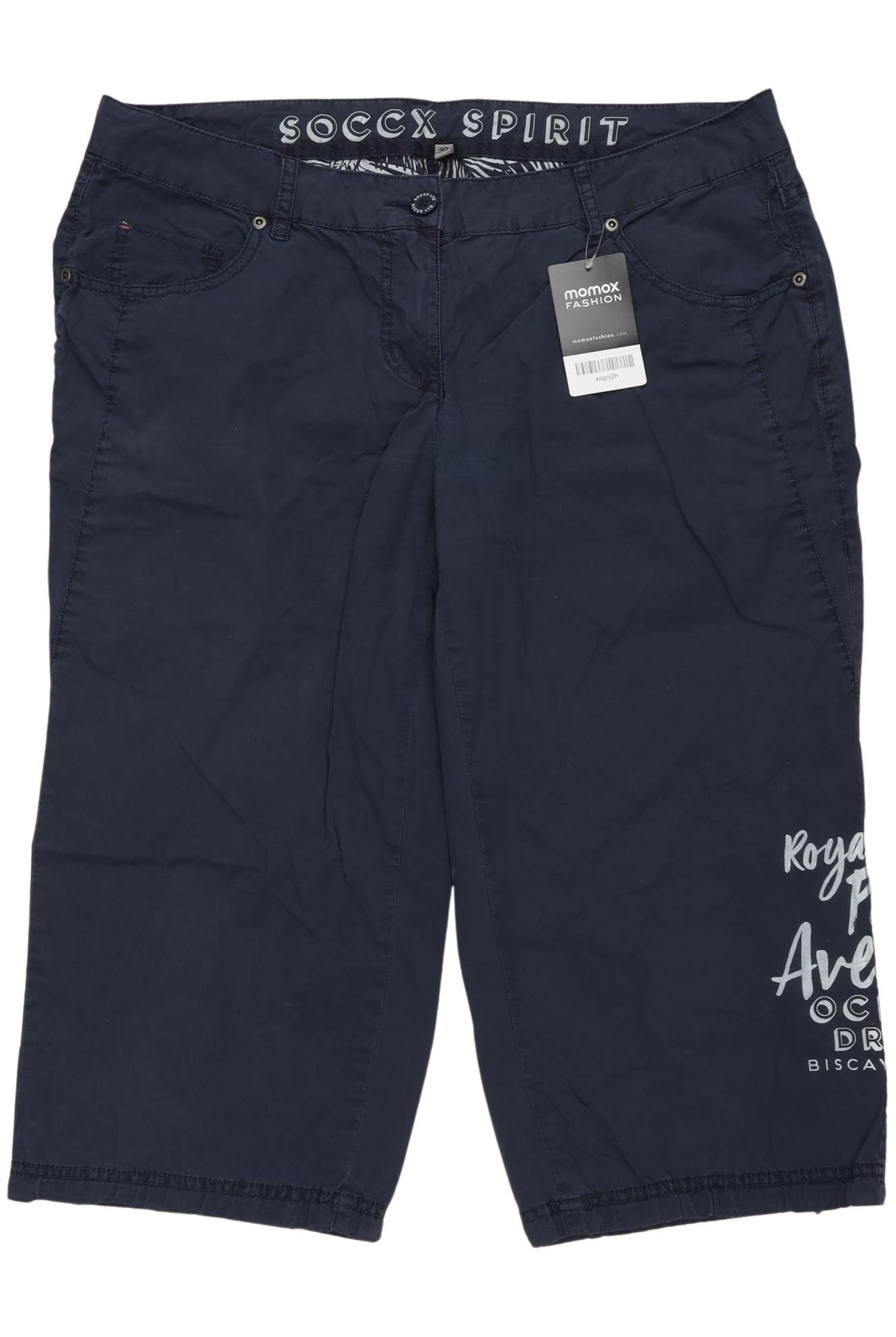 

Soccx Damen Stoffhose, marineblau, Gr. 40