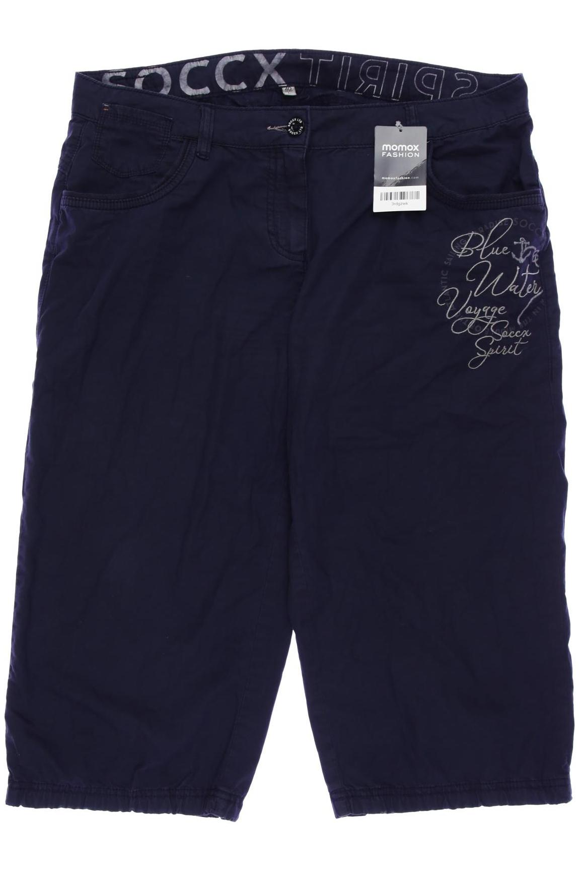 

Soccx Damen Stoffhose, marineblau, Gr. 40