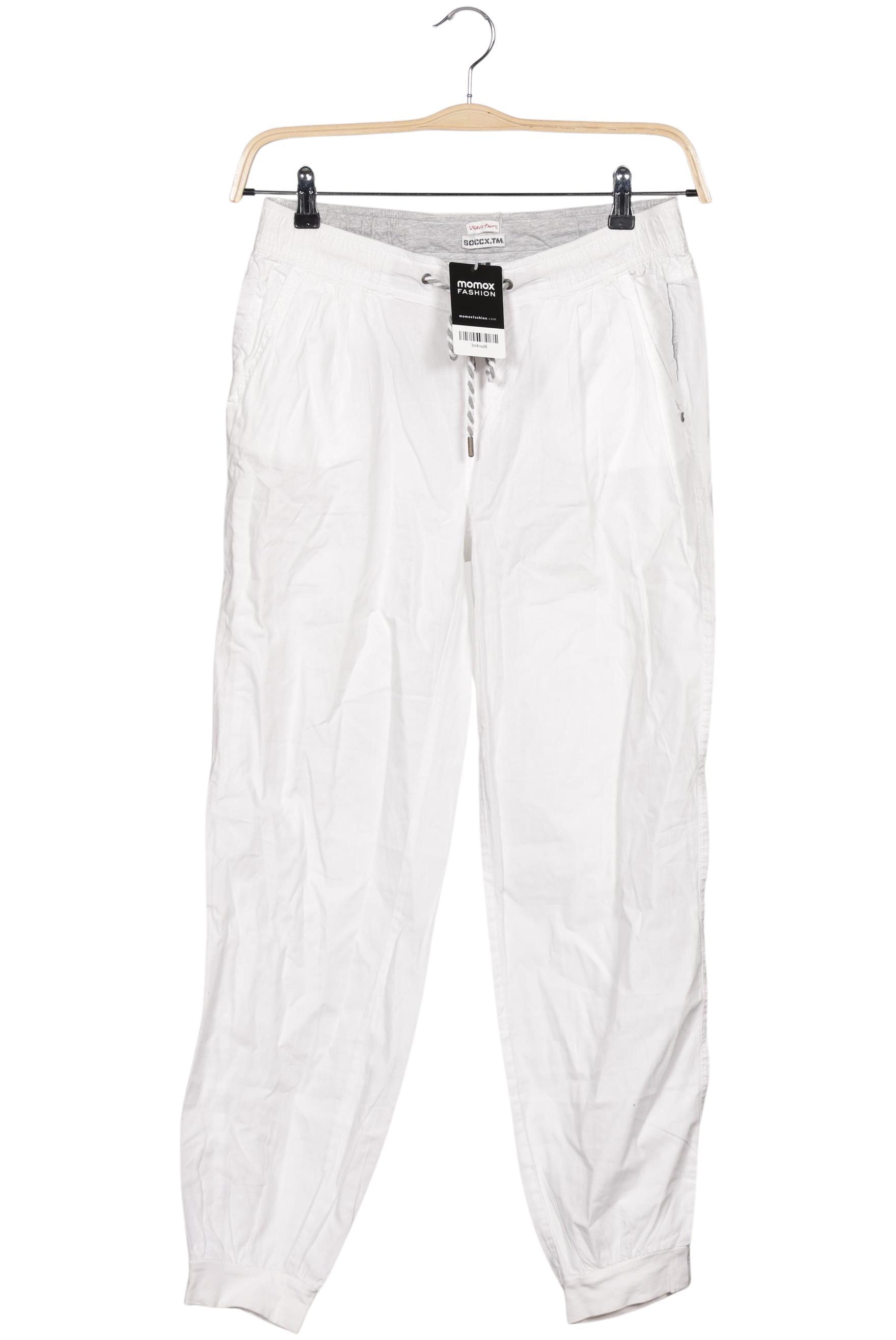 

Soccx Damen Stoffhose, weiß, Gr. 38