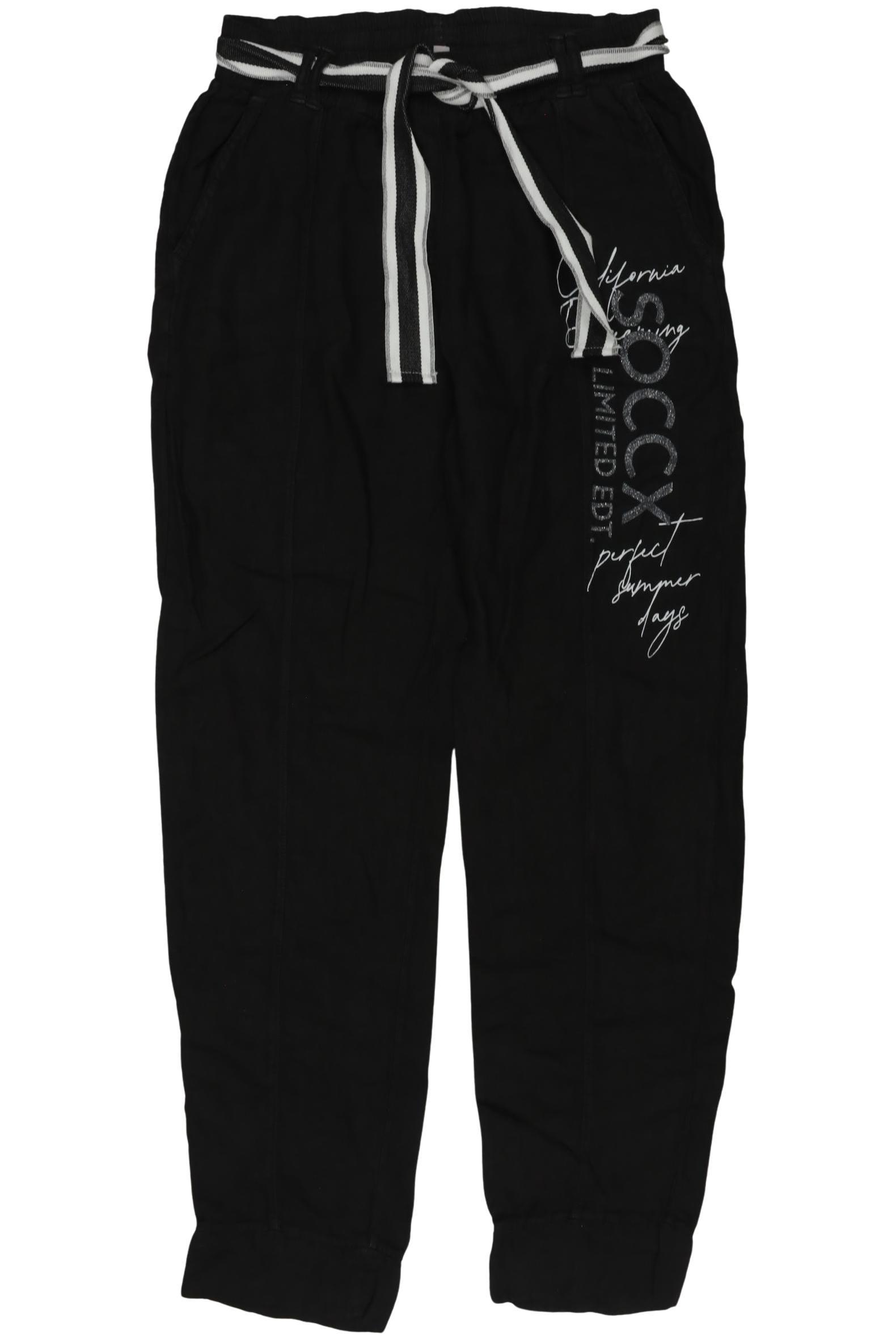 

Soccx Damen Stoffhose, schwarz, Gr. 34