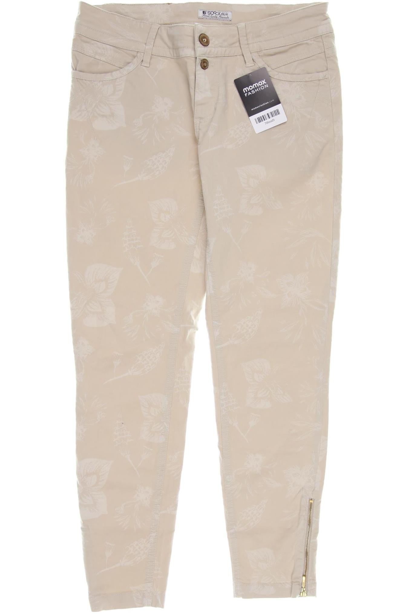 

Soccx Damen Stoffhose, beige, Gr. 27