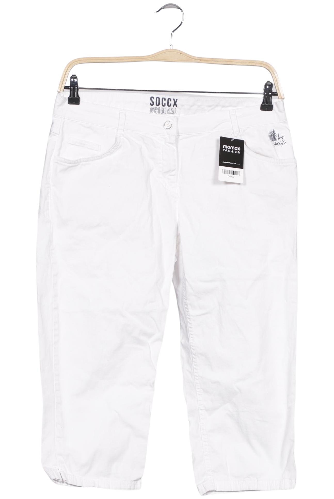 

Soccx Damen Stoffhose, weiß, Gr. 40