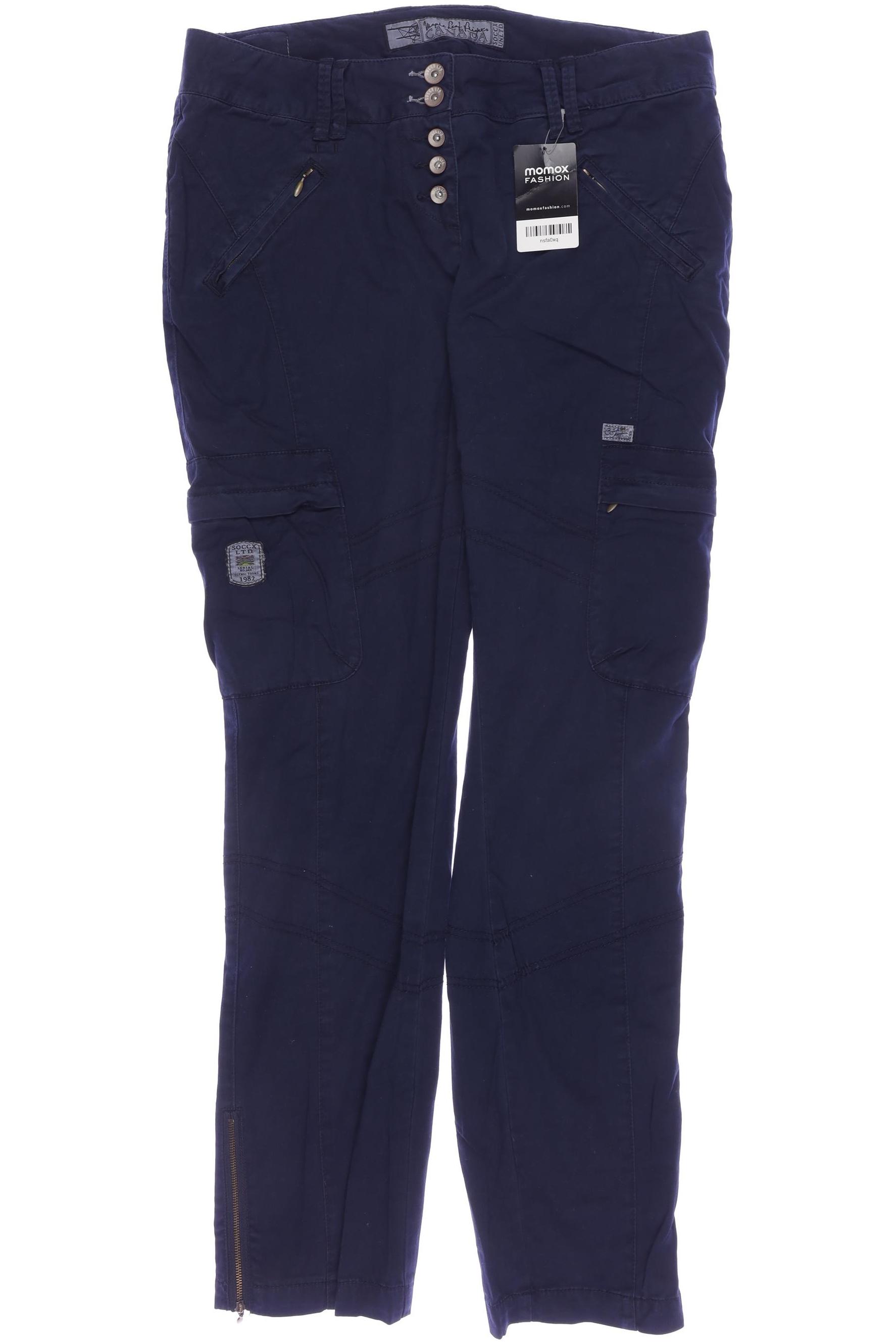 

Soccx Damen Stoffhose, marineblau, Gr. 32