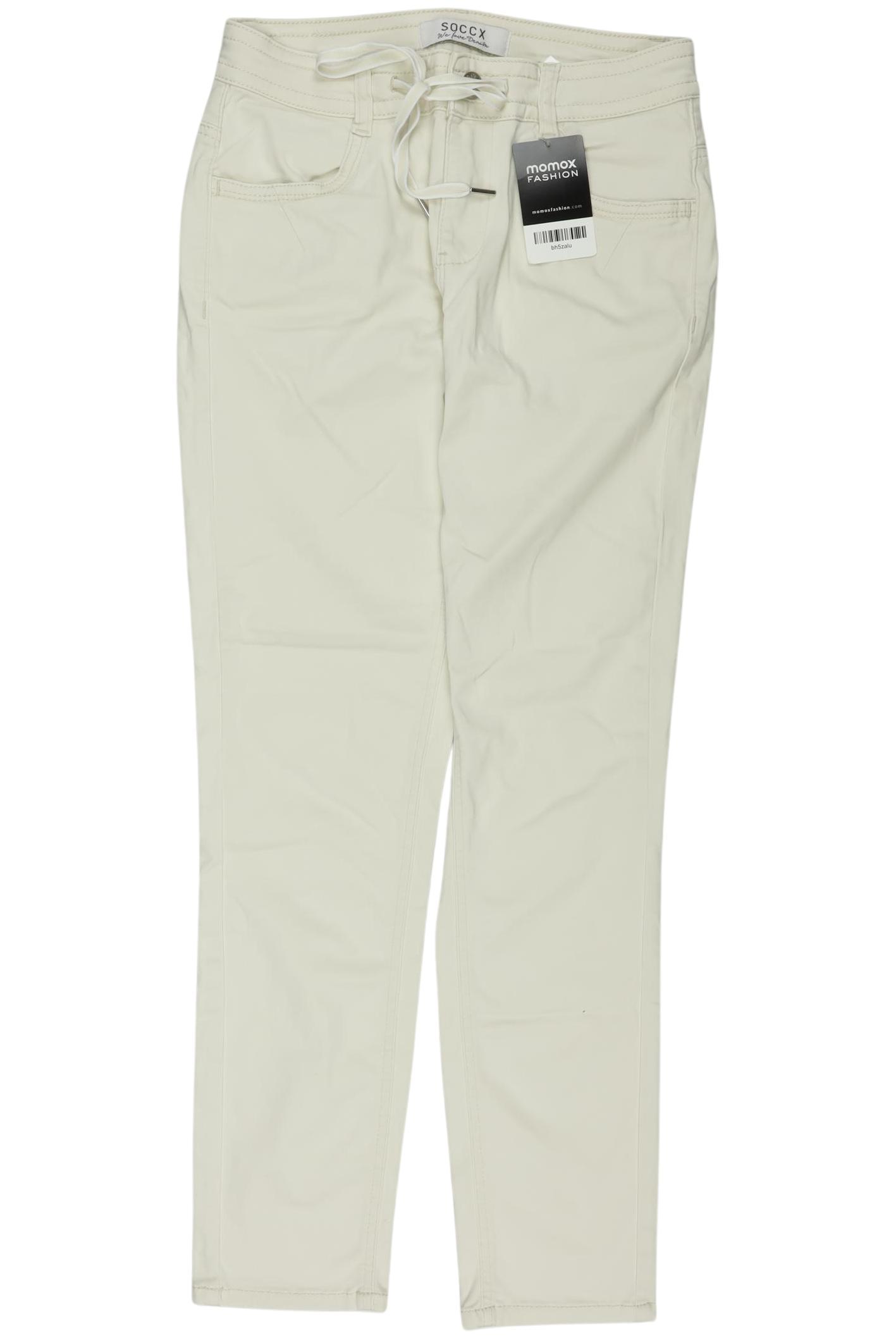 

Soccx Damen Stoffhose, cremeweiß, Gr. 26