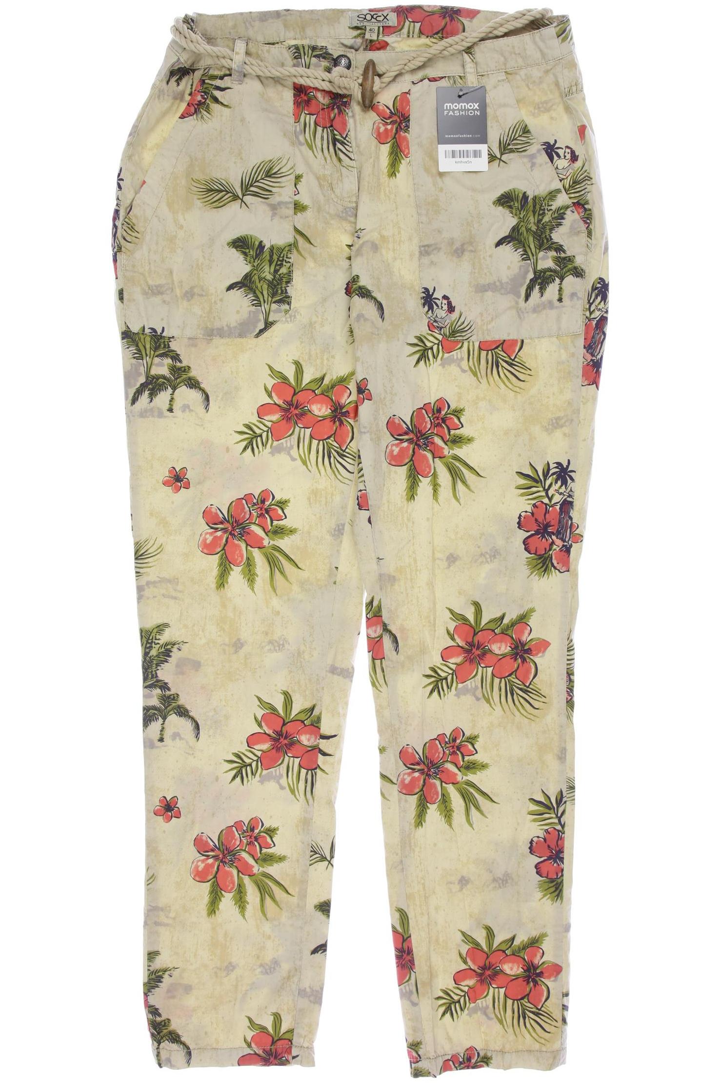 

SOCCX Damen Stoffhose, mehrfarbig