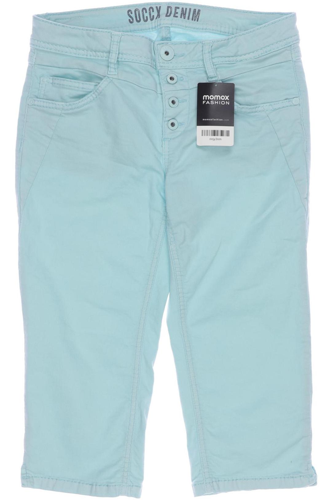 

Soccx Damen Stoffhose, hellblau, Gr. 29