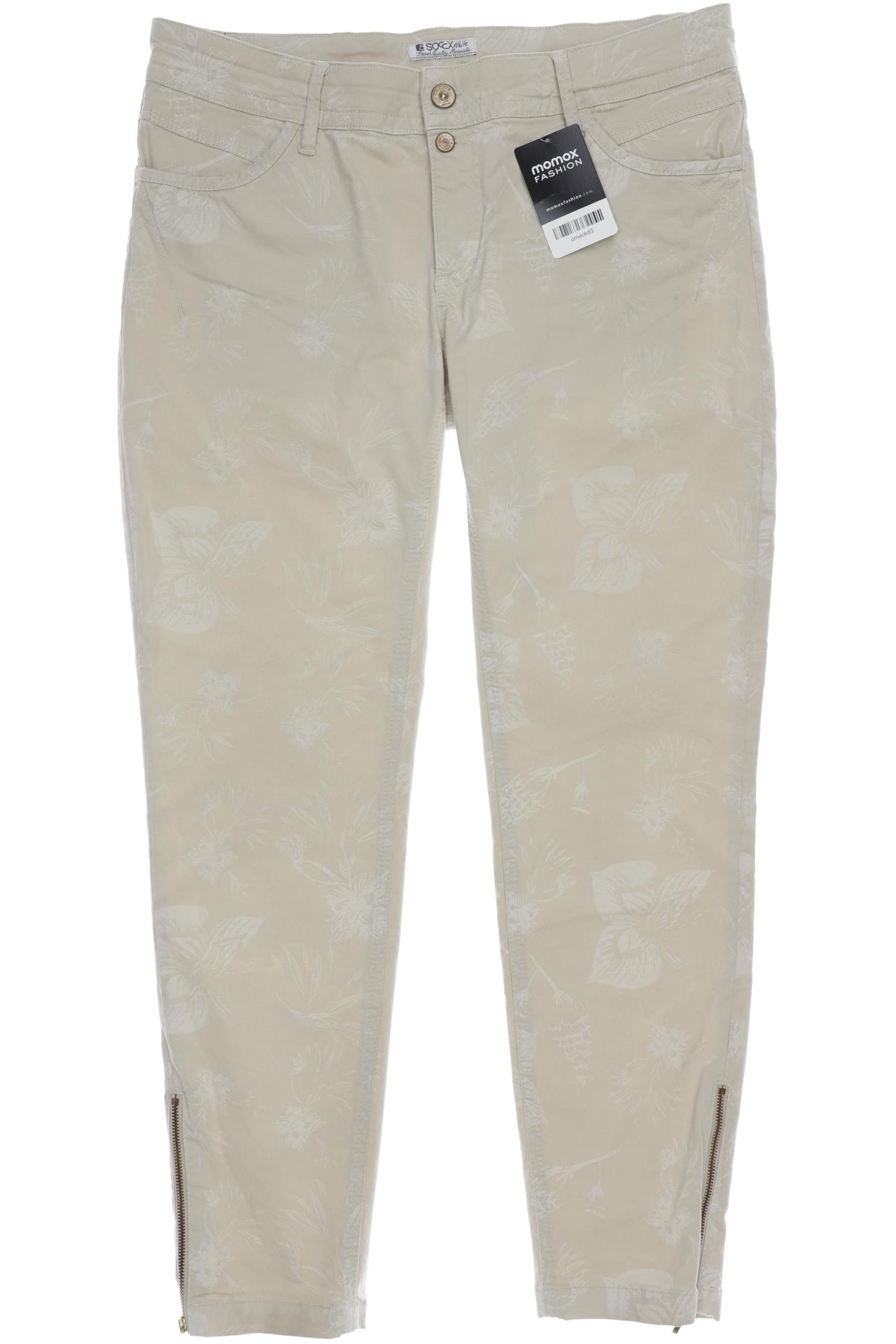 

Soccx Damen Stoffhose, beige, Gr. 31
