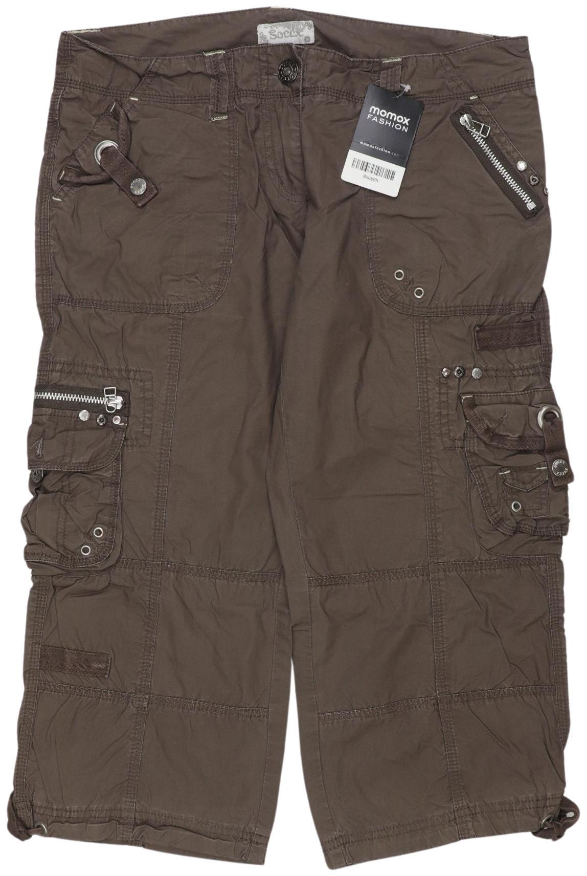 

Soccx Damen Stoffhose, braun, Gr. 0