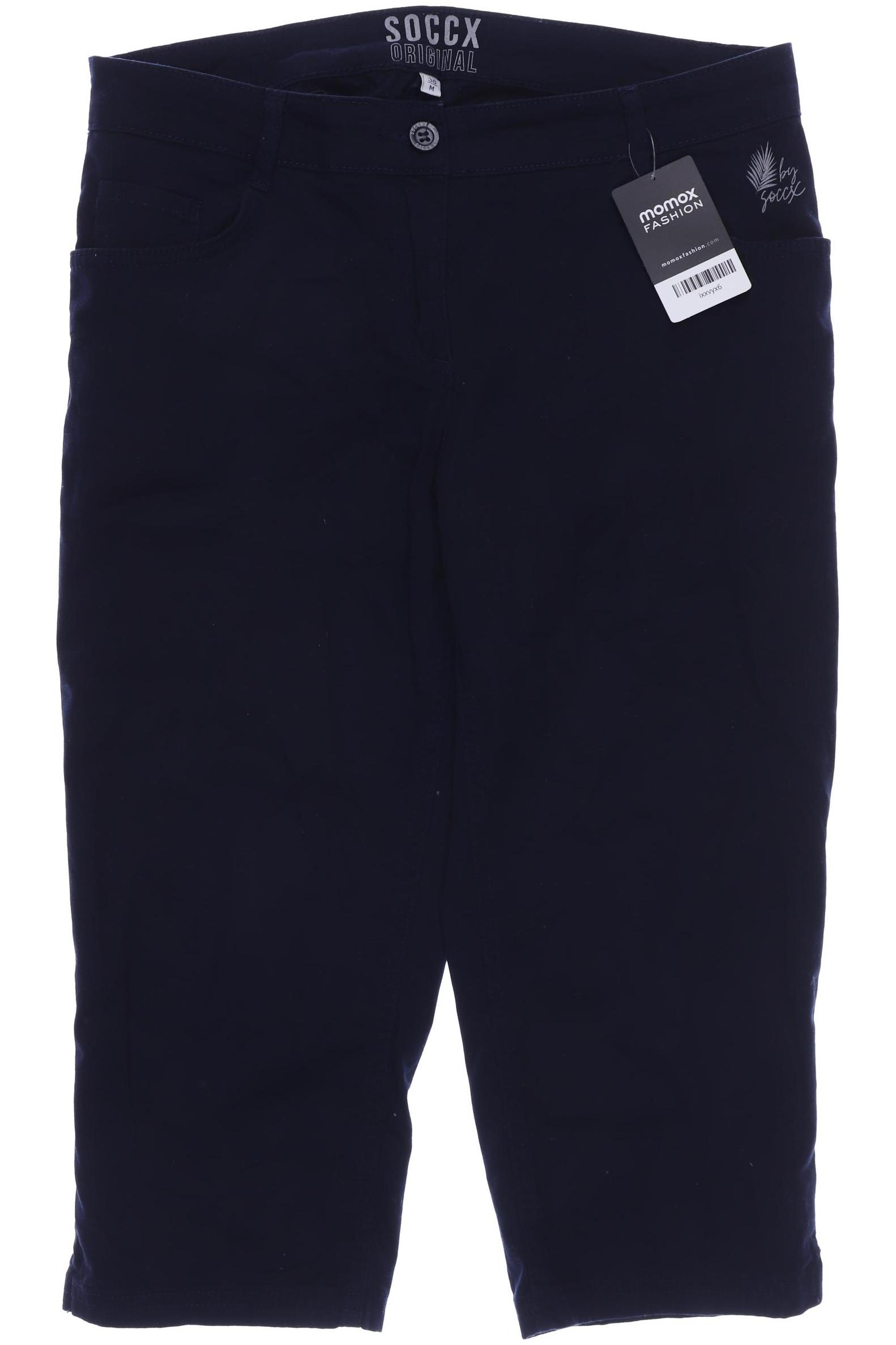 

SOCCX Damen Stoffhose, marineblau