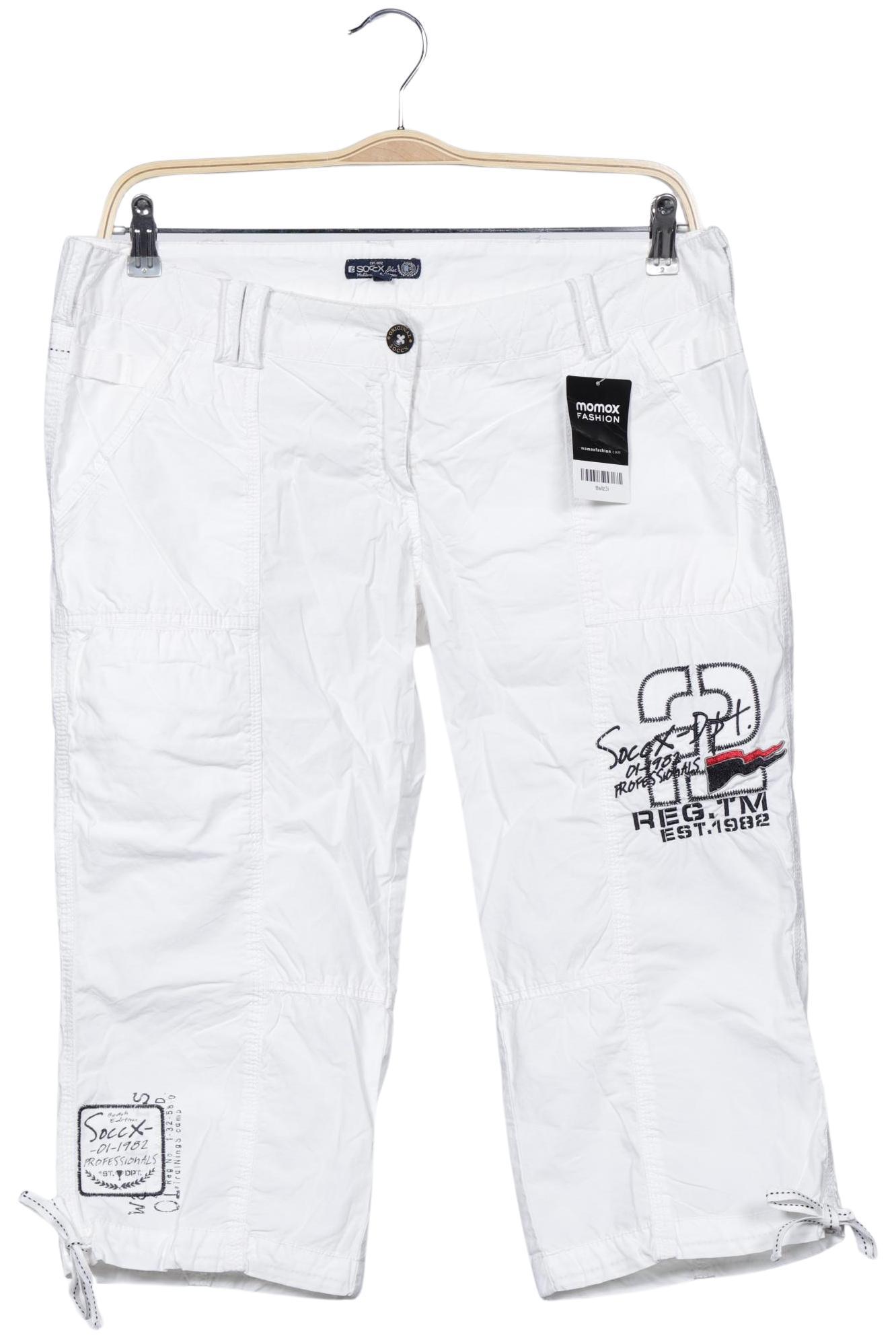 

Soccx Damen Stoffhose, weiß, Gr. 40