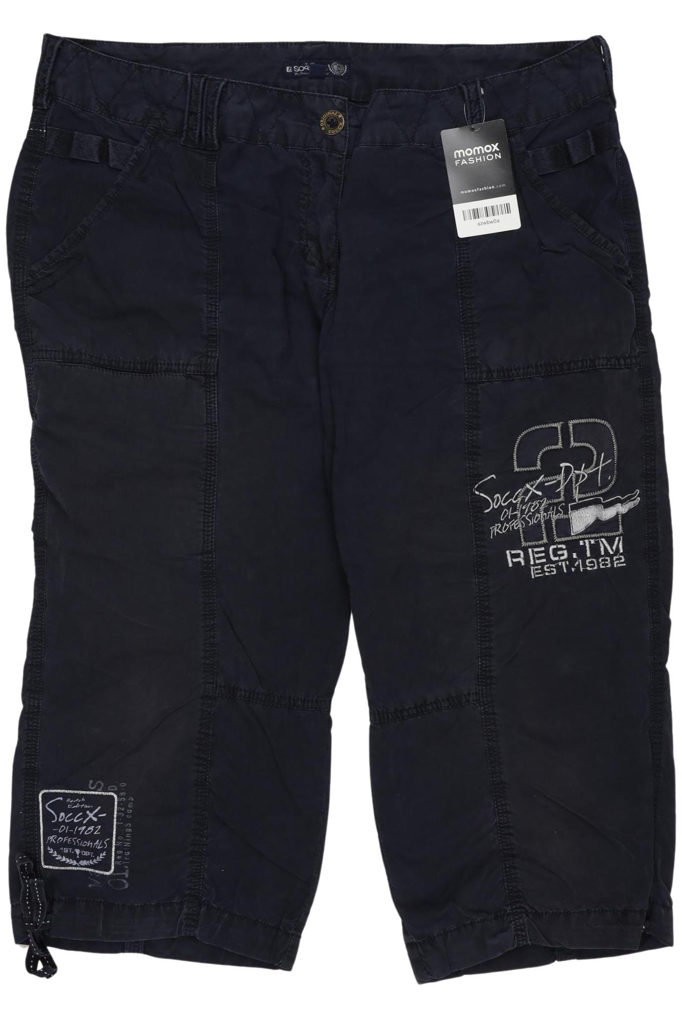 

Soccx Damen Stoffhose, marineblau, Gr. 40