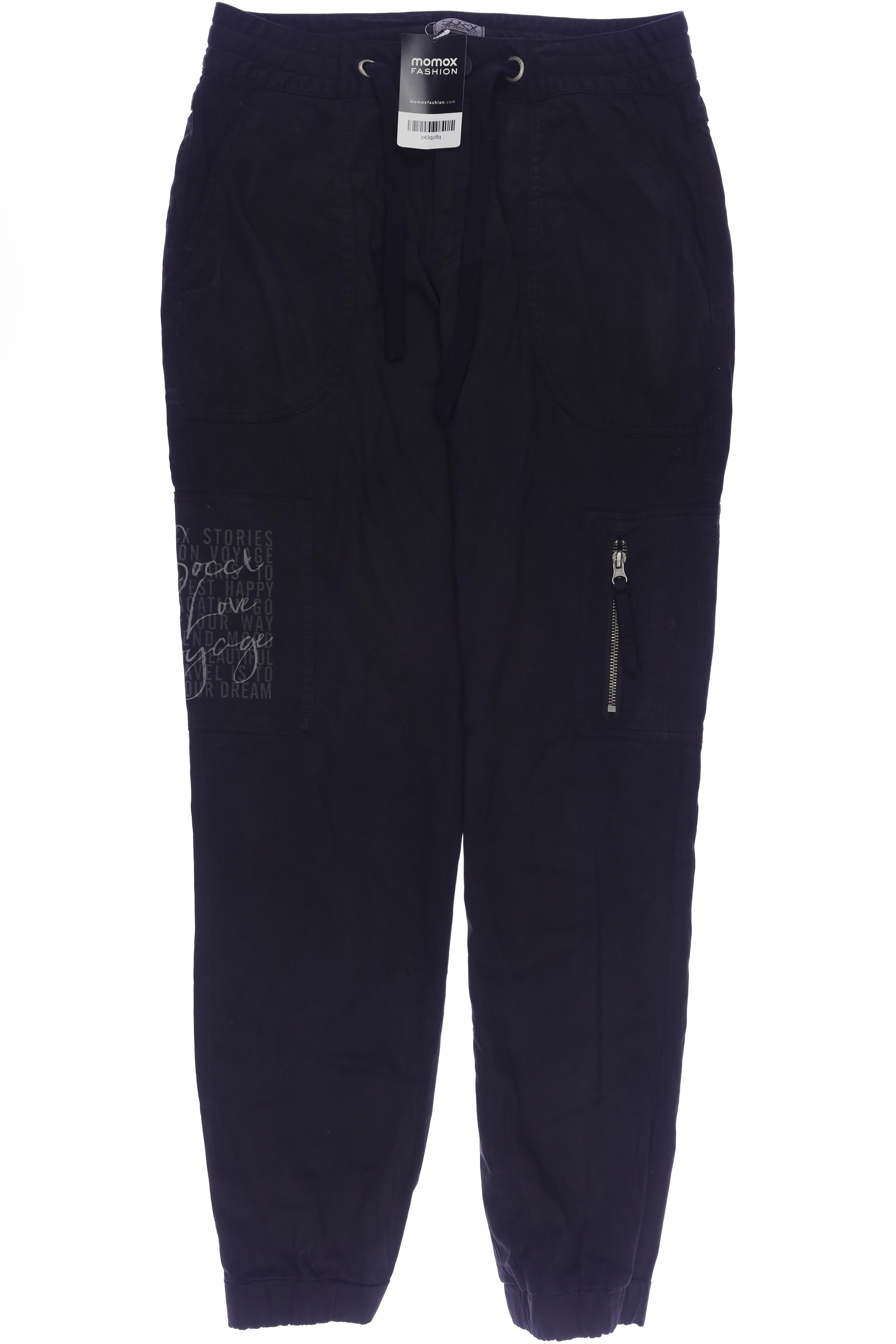 

Soccx Damen Stoffhose, schwarz, Gr. 36