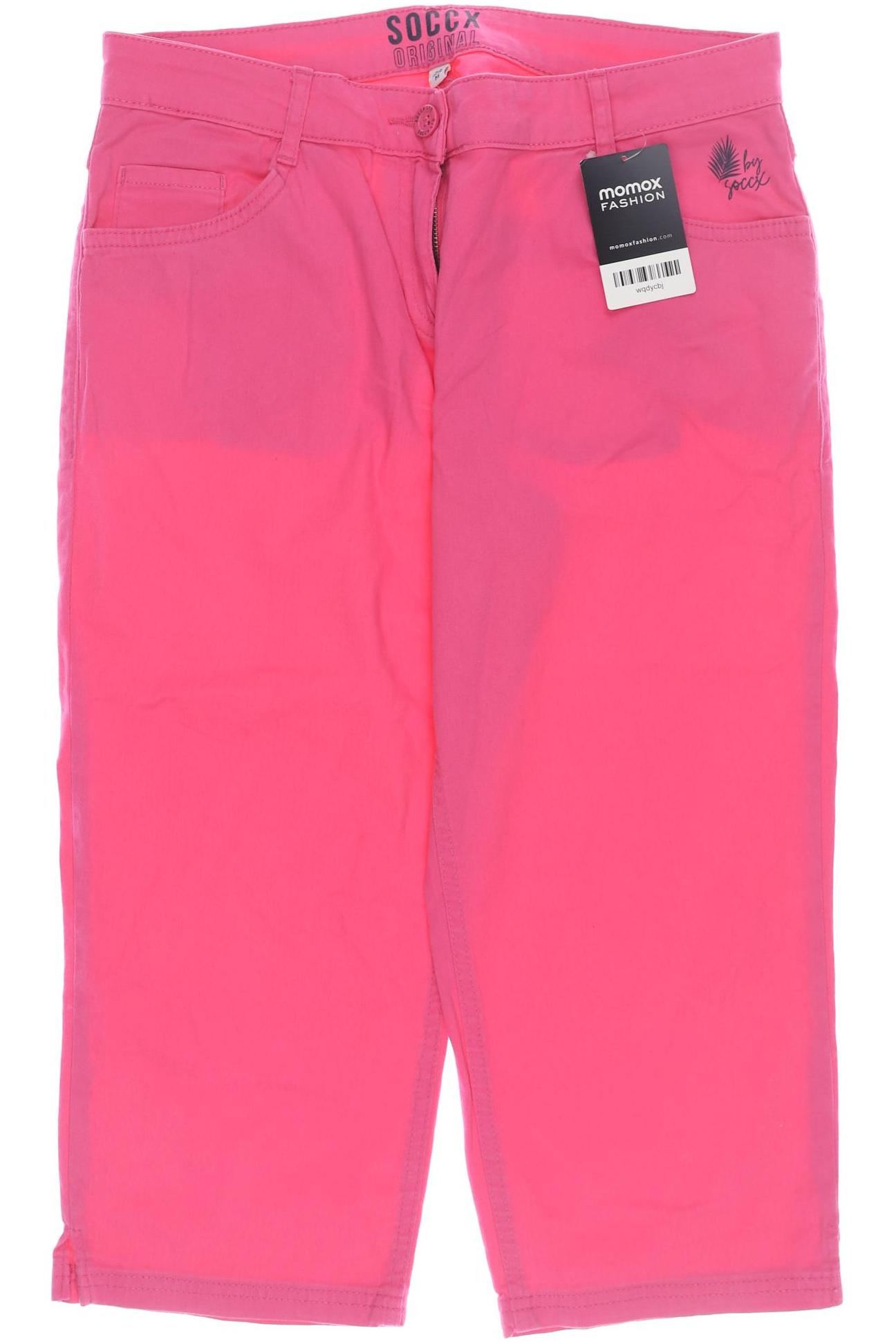 

SOCCX Damen Stoffhose, pink