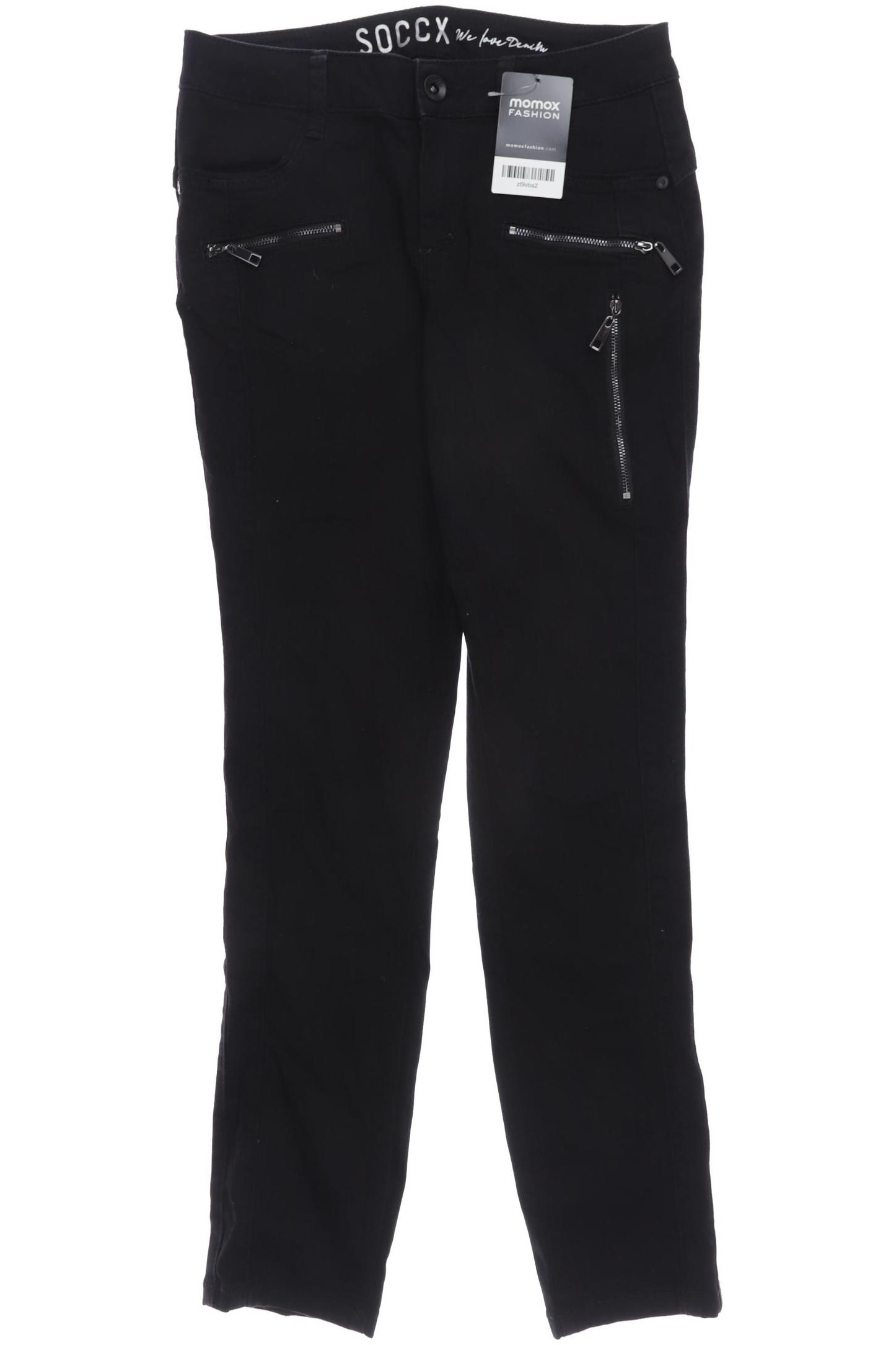 

Soccx Damen Stoffhose, schwarz, Gr. 27