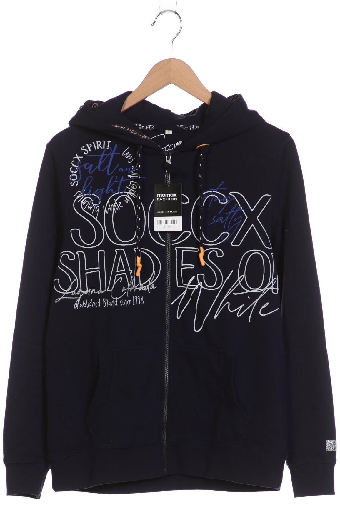 

SOCCX Damen Strickjacke, marineblau