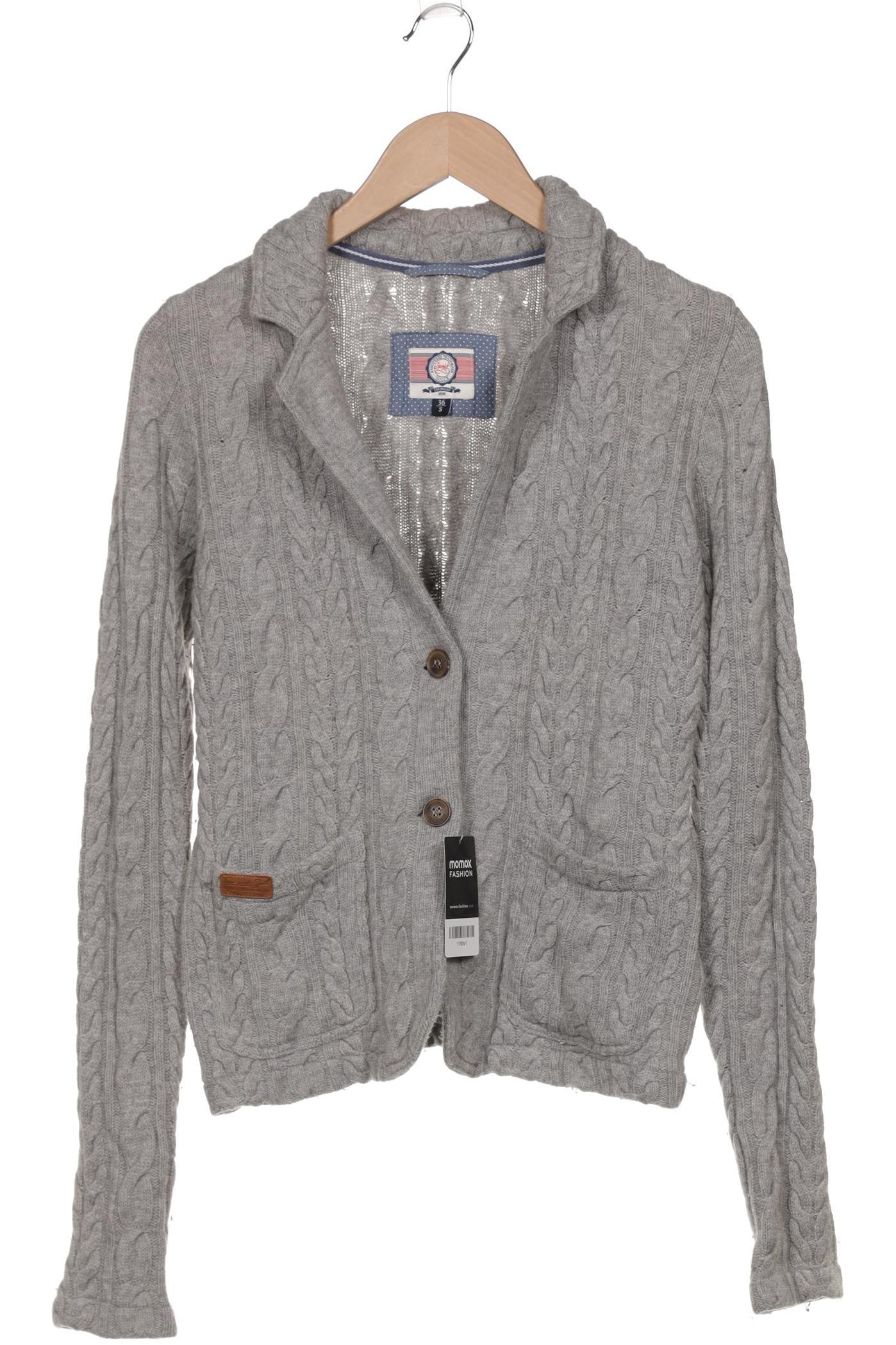 

Soccx Damen Strickjacke, grau, Gr. 36