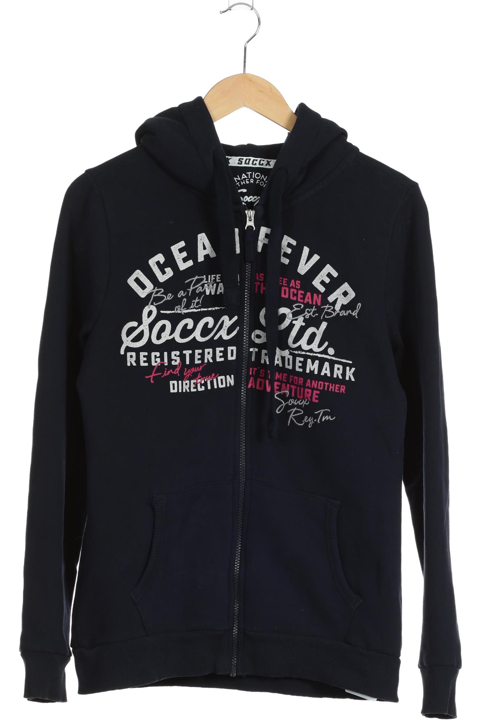 

Soccx Damen Strickjacke, blau, Gr. 38