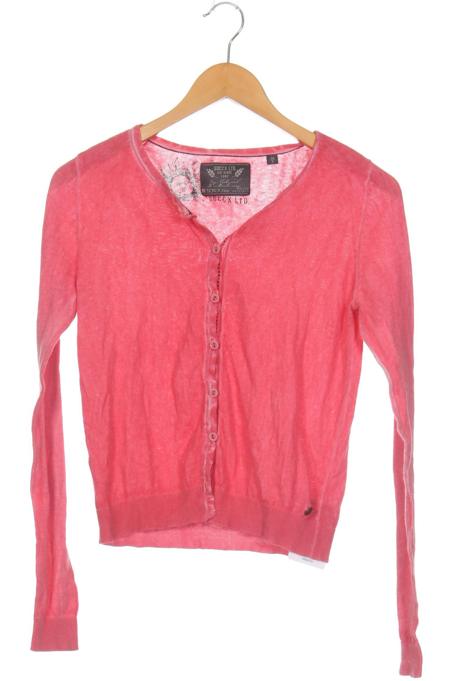 

Soccx Damen Strickjacke, rot, Gr. 36