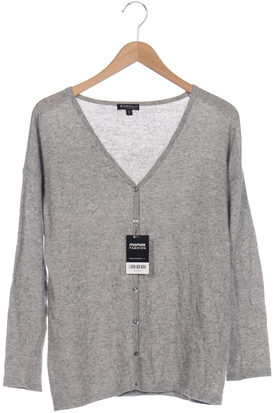 

Soccx Damen Strickjacke, grau, Gr. 36