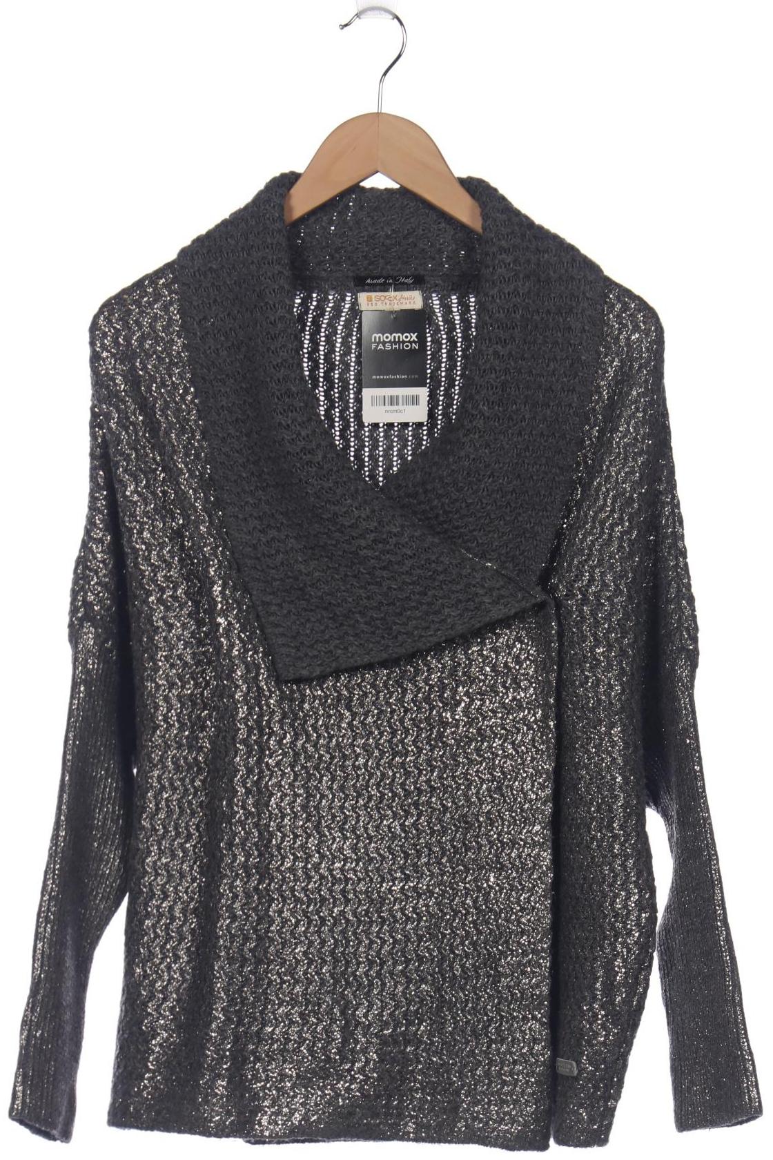 

Soccx Damen Strickjacke, grau, Gr. 38