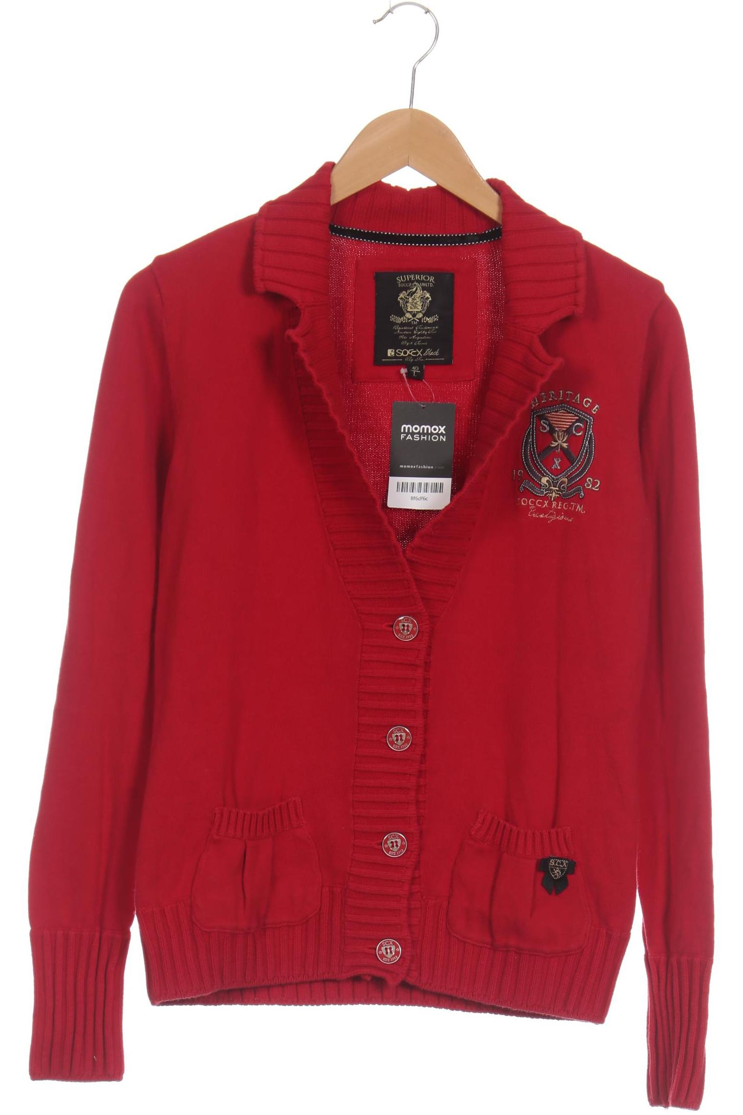 

Soccx Damen Strickjacke, rot, Gr.