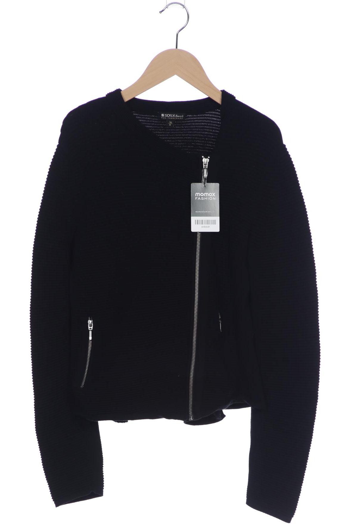 

Soccx Damen Strickjacke, schwarz, Gr. 36