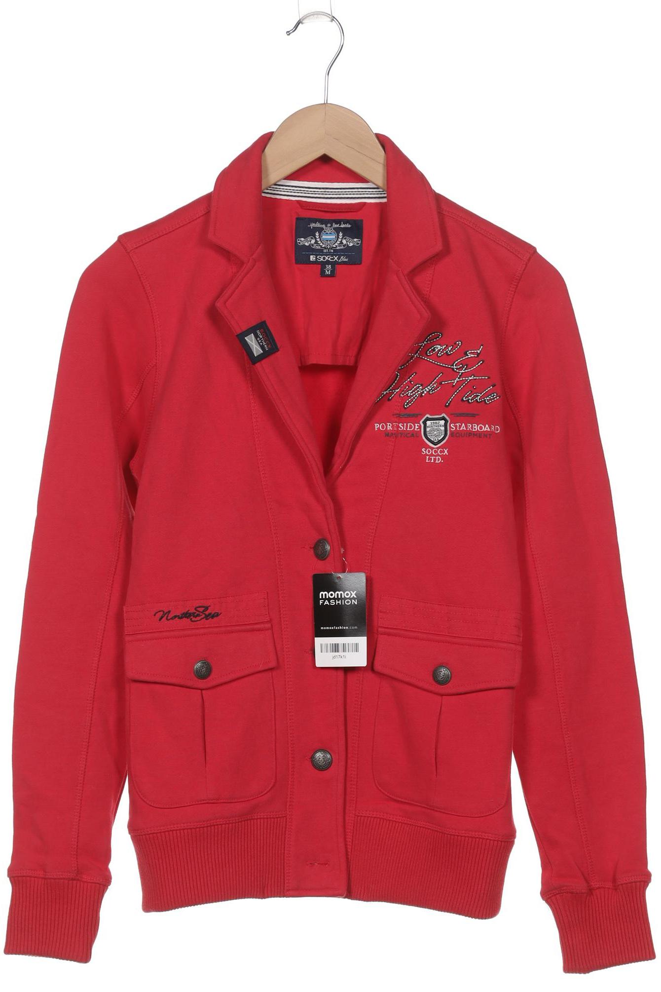 

Soccx Damen Strickjacke, rot, Gr. 38