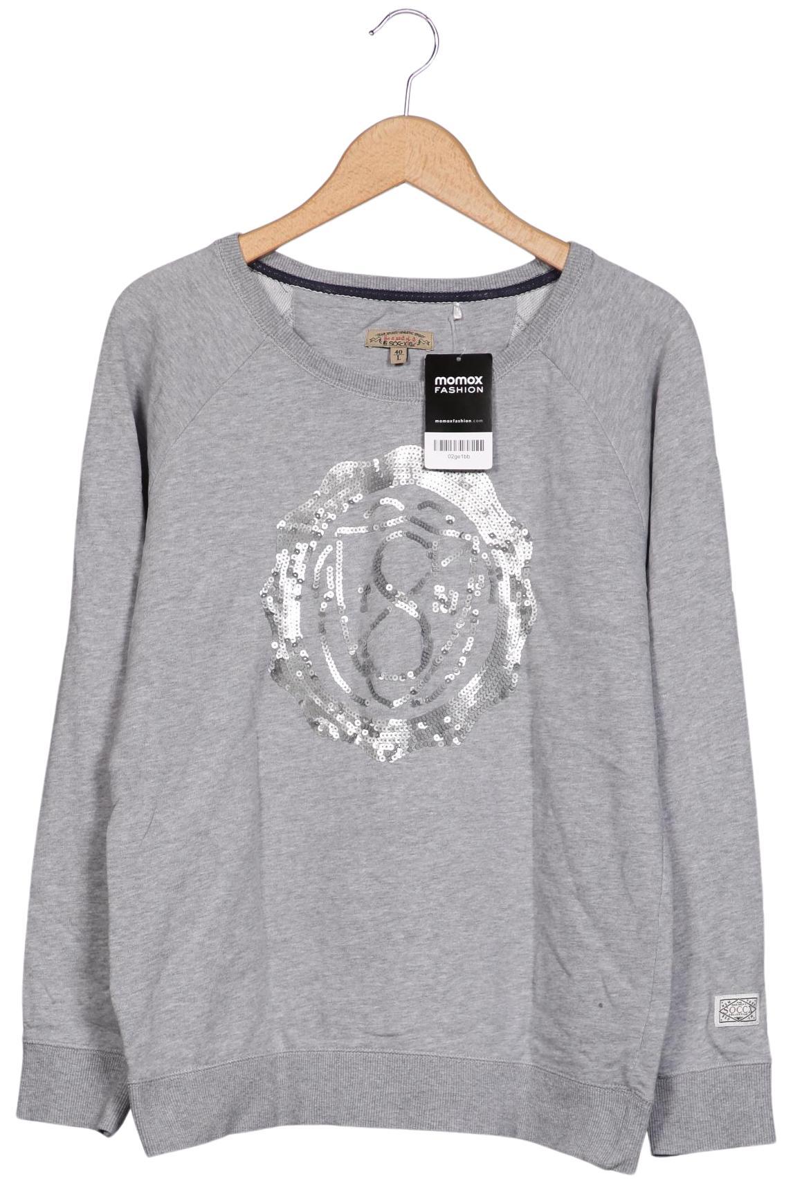 

Soccx Damen Sweatshirt, grau, Gr. 40