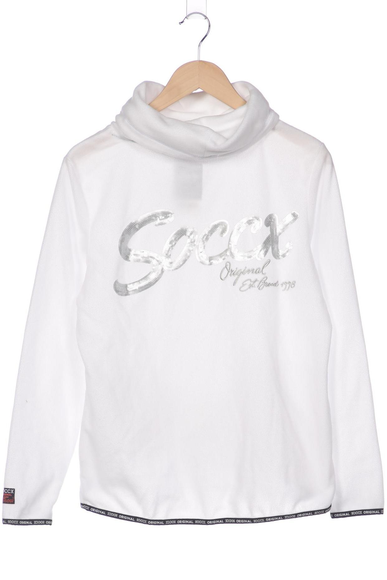 

Soccx Damen Sweatshirt, weiß, Gr. 40