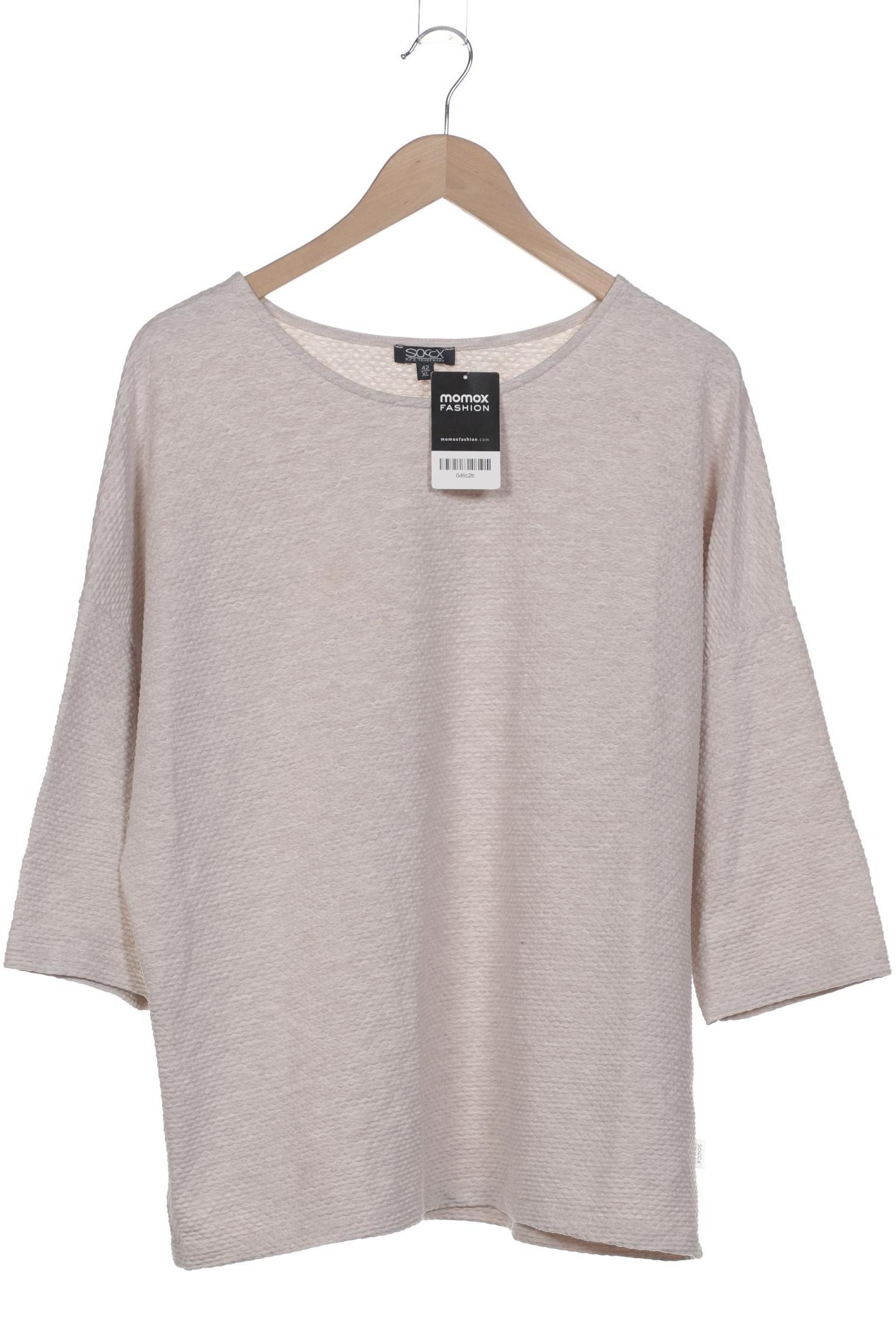 

Soccx Damen Sweatshirt, cremeweiß, Gr. 42