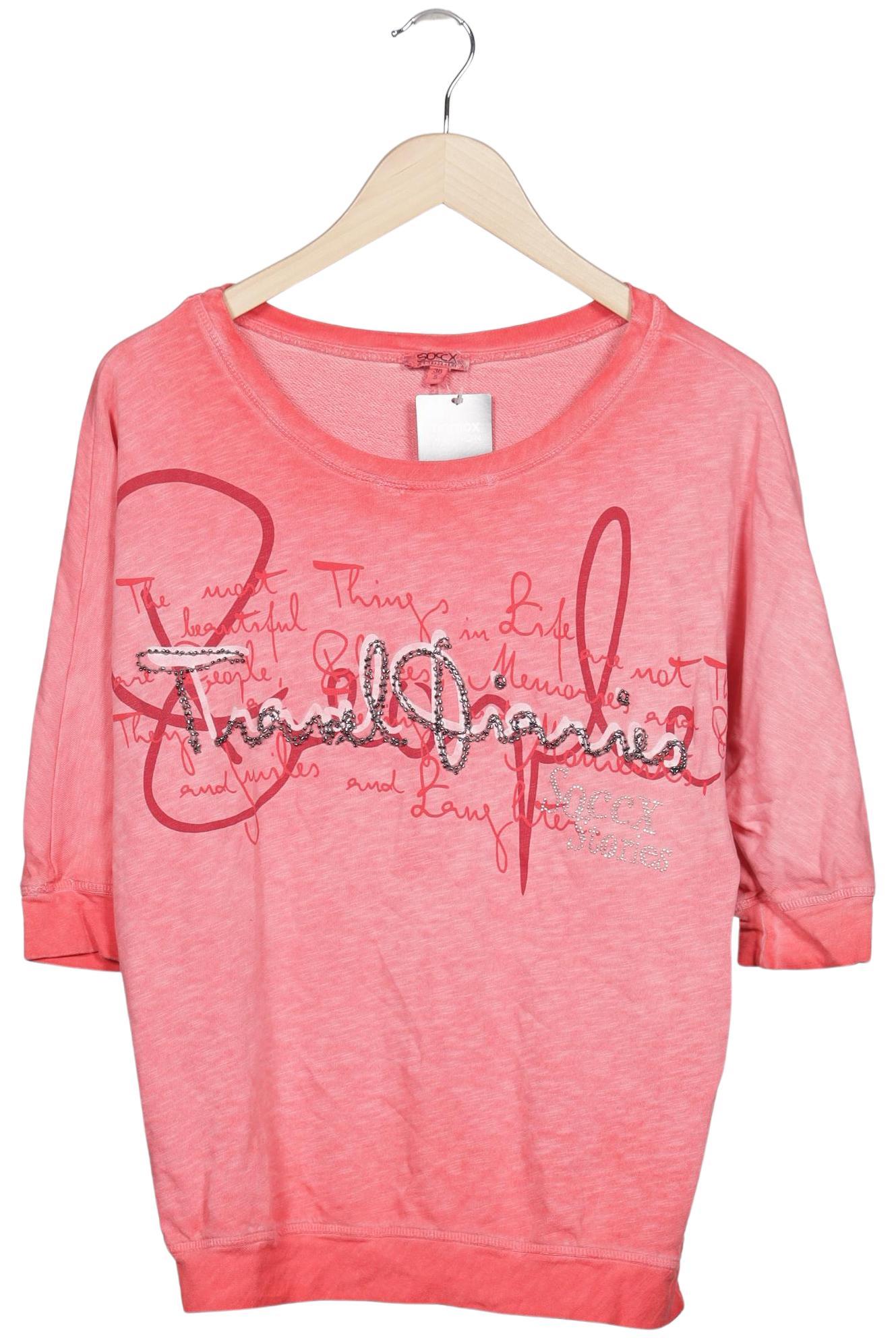 

Soccx Damen Sweatshirt, pink, Gr. 36