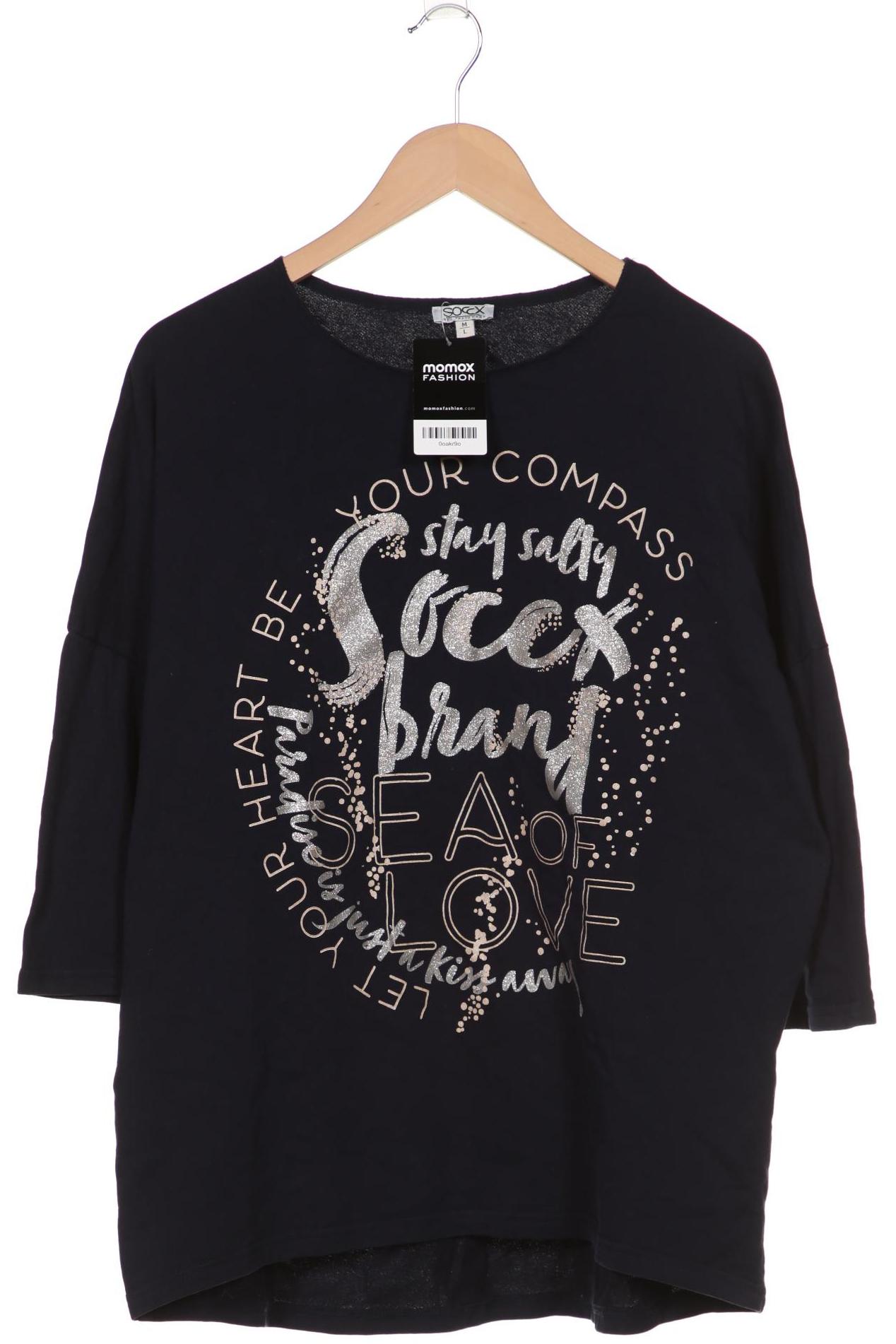 

Soccx Damen Sweatshirt, marineblau, Gr. 38